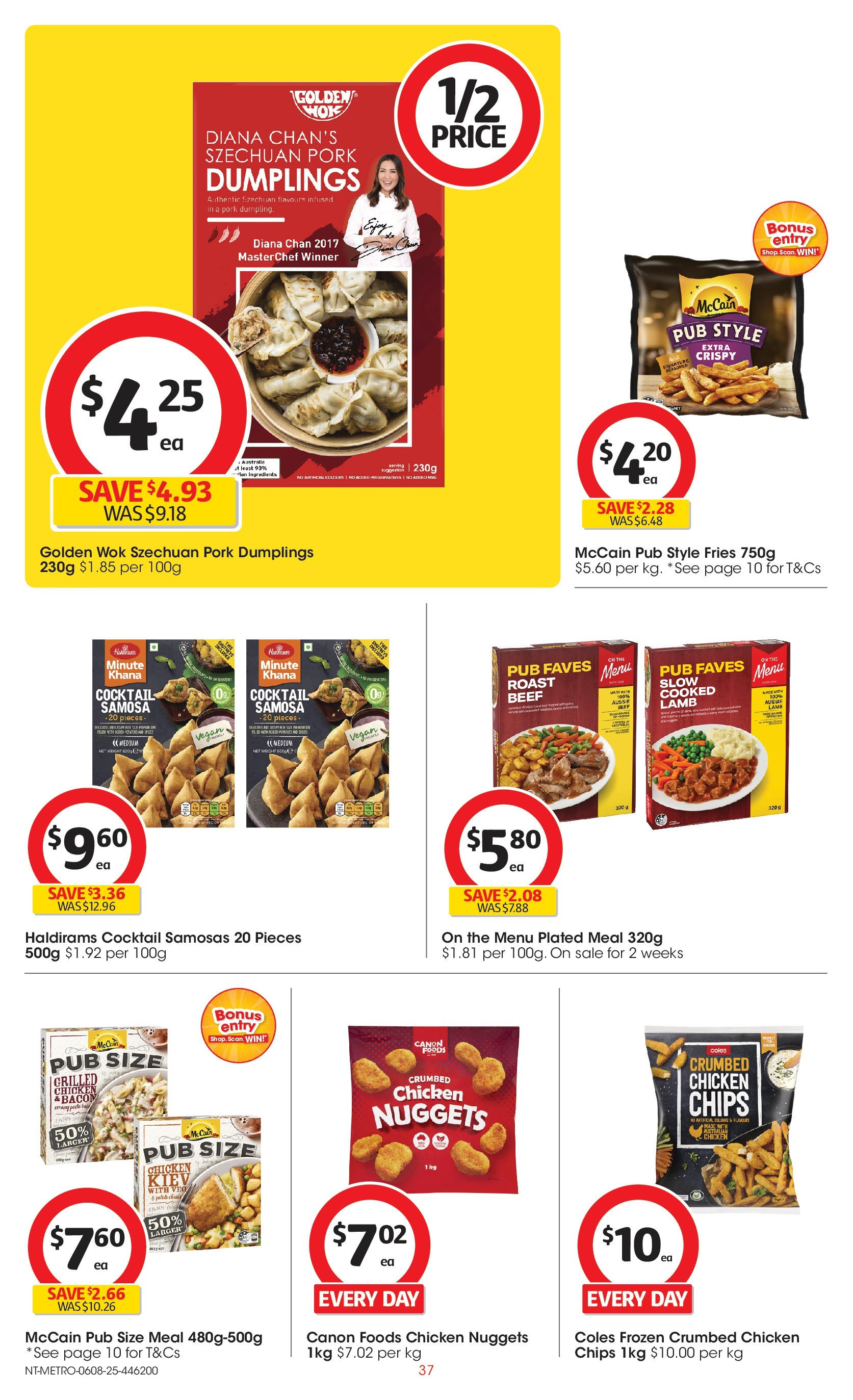 ﻿﻿Coles catalogue valid from 06/08/2025 > Online Australia | Page: 37 | Products: Bacon, Pork, Beef, Chips