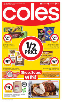 Preview of Coles Catalogue WA - valid from 06.08.2025