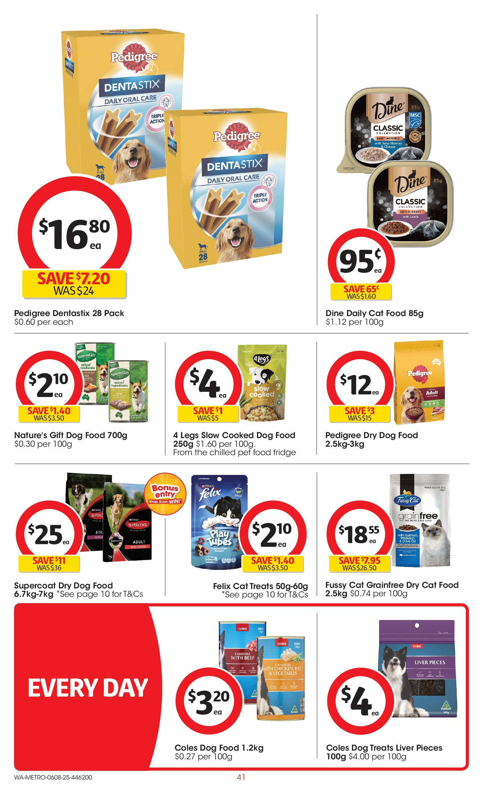 Coles catalogue from 06/08/2025 > Big discounts | Page: 41 | Products: Crab, Tea, Dog food, Vegetables Coles catalogue valid from 06/08/2025 > Online Australia | Page: 41 | Products: Crab, Tea, Dog food, Vegetables