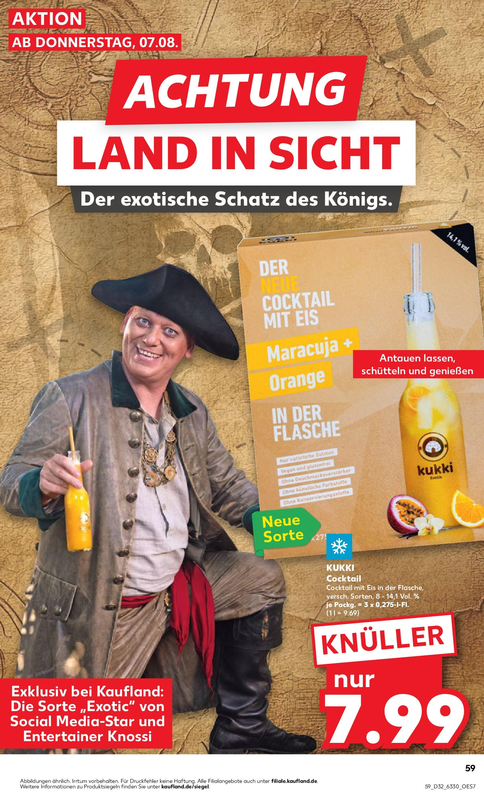 Prospekt Kaufland ab 07.08.2025 » Angebote Online zum Blättern | Seite: 59 | Produkte: Eis