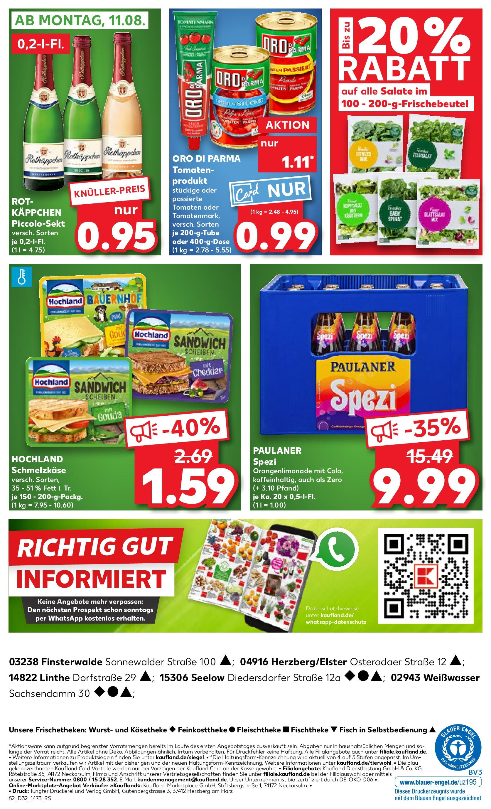 Prospekt Kaufland ab 10.08.2025 » Angebote und Werbung Online | Seite: 5 | Produkte: Paulaner spezi, Oro di parma, Fisch, Wurst Prospekt Kaufland ab 10.08.2025 » Angebote Online zum Blättern | Seite: 5 | Produkte: Paulaner spezi, Oro di parma, Fisch, Wurst