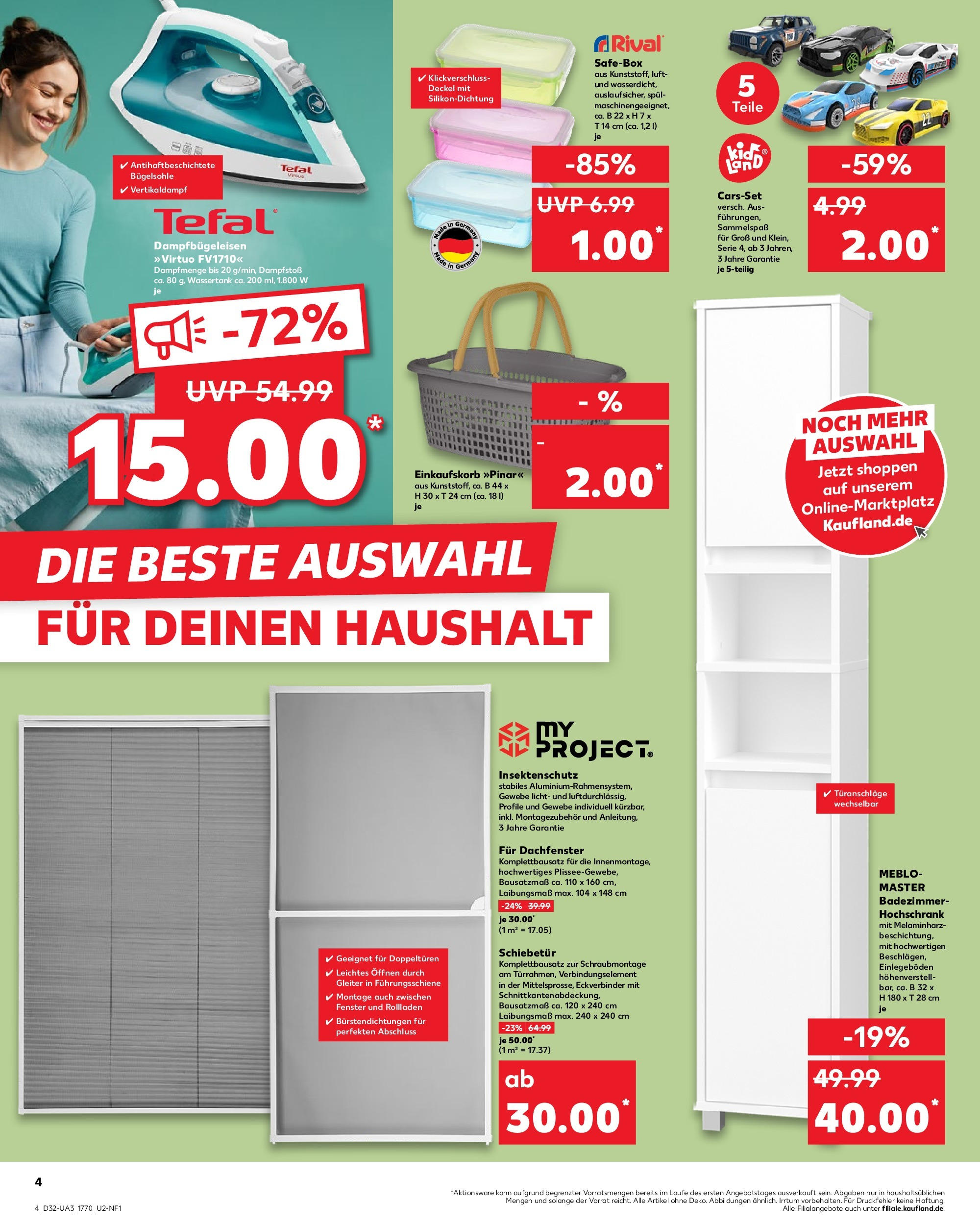 Prospekt Kaufland ab 10.08.2025 » Angebote und Werbung Online | Seite: 17 | Produkte: Box, Hochschrank Prospekt Kaufland ab 10.08.2025 » Angebote Online zum Blättern | Seite: 17 | Produkte: Box, Hochschrank