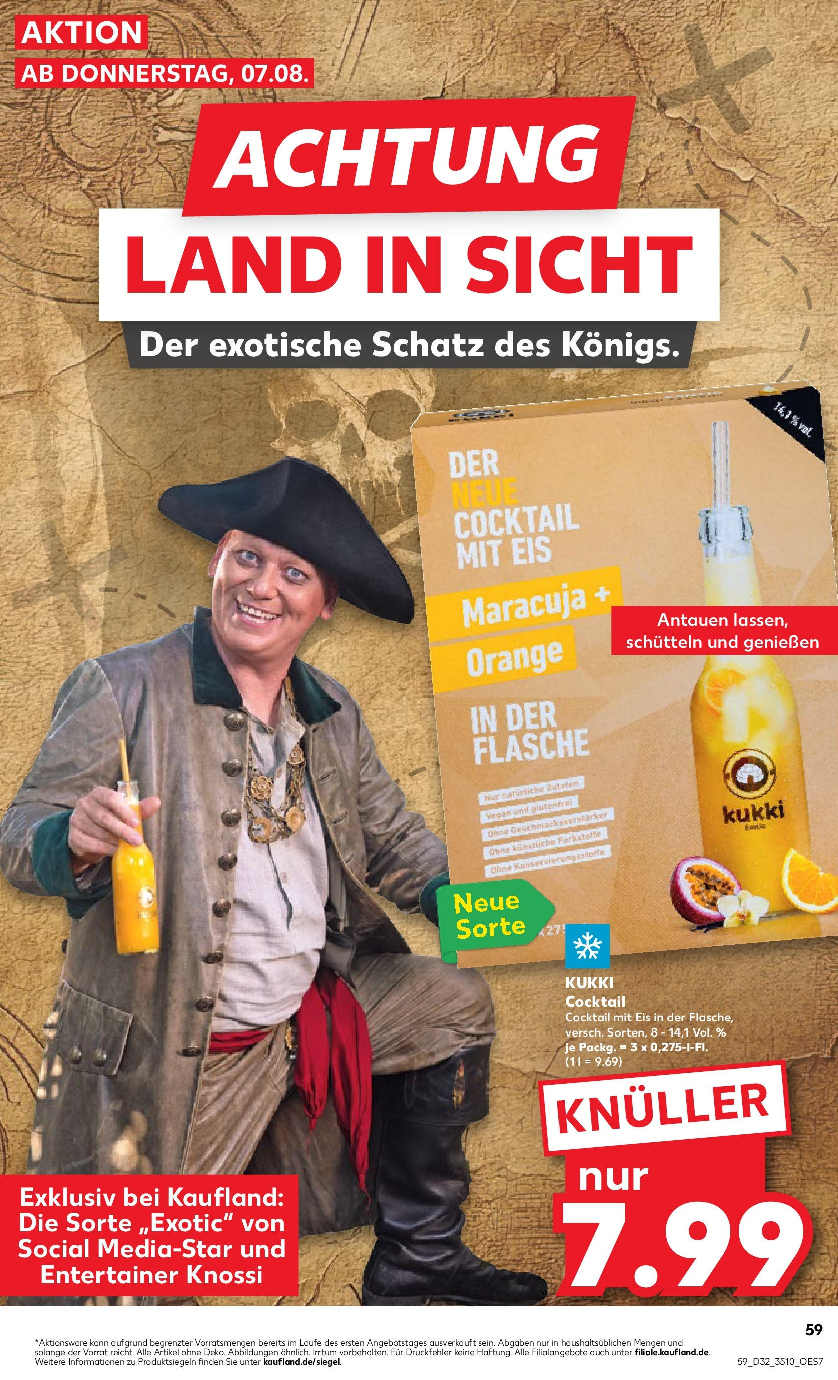 Prospekt Kaufland ab 07.08.2025 » Angebote Online zum Blättern | Seite: 59 | Produkte: Eis
