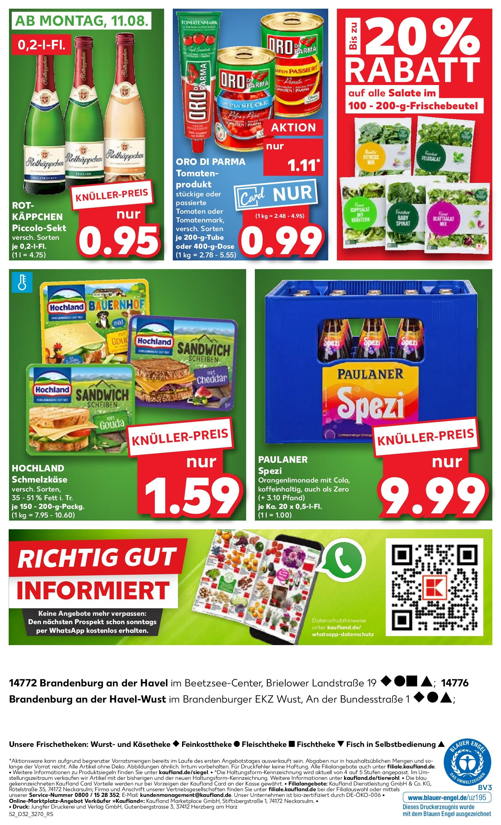 Prospekt Kaufland ab 07.08.2025 » Angebote und Werbung Online | Seite: 60 | Produkte: Paulaner spezi, Tomaten, Oro di parma, Wurst Prospekt Kaufland ab 07.08.2025 » Angebote Online zum Blättern | Seite: 60 | Produkte: Paulaner spezi, Tomaten, Oro di parma, Wurst