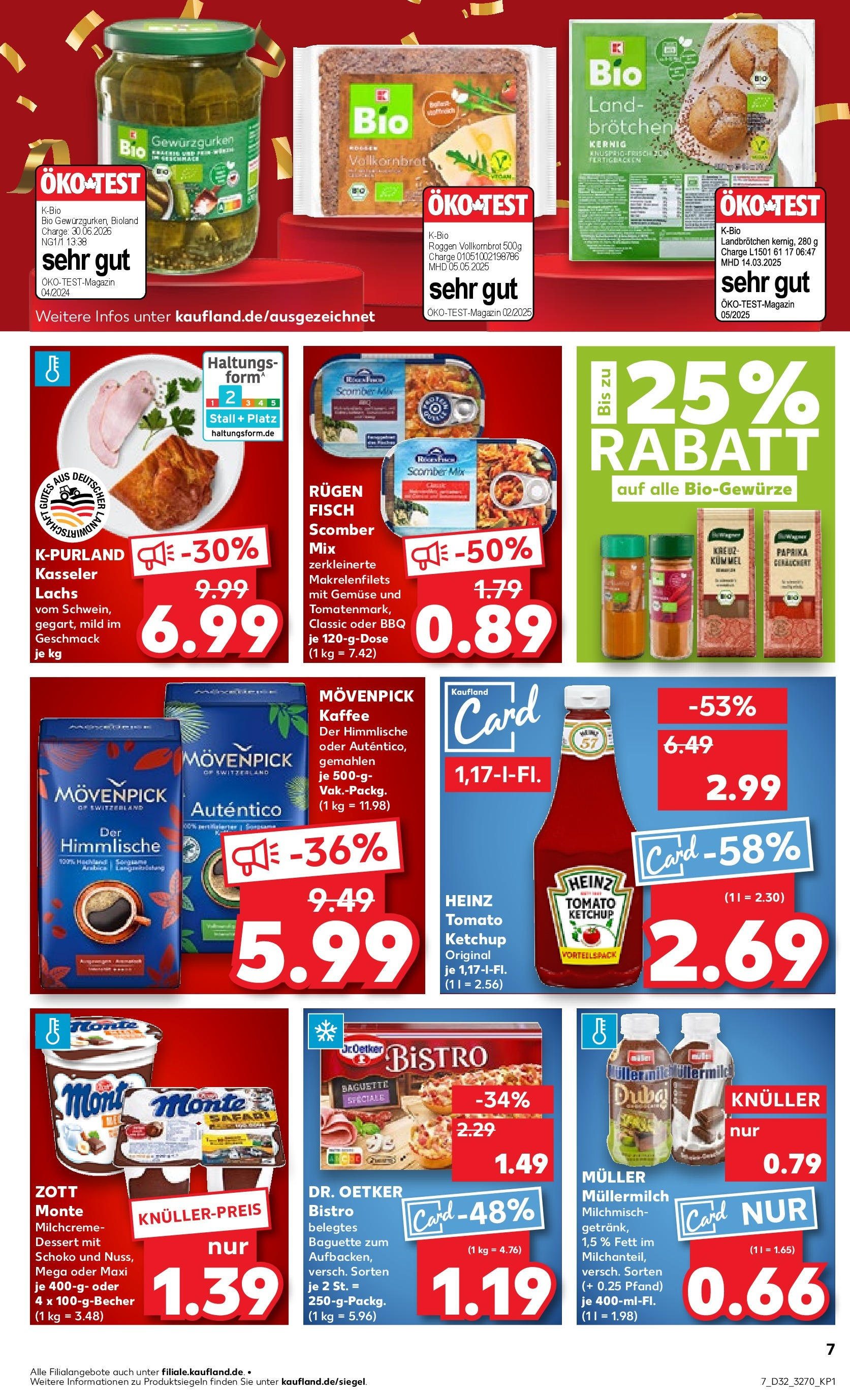 Prospekt Kaufland ab 07.08.2025 » Angebote und Werbung Online | Seite: 15 | Produkte: Gemüse, Paprika, Ketchup, Muller mullermilch Prospekt Kaufland ab 07.08.2025 » Angebote Online zum Blättern | Seite: 15 | Produkte: Gemüse, Paprika, Ketchup, Muller mullermilch