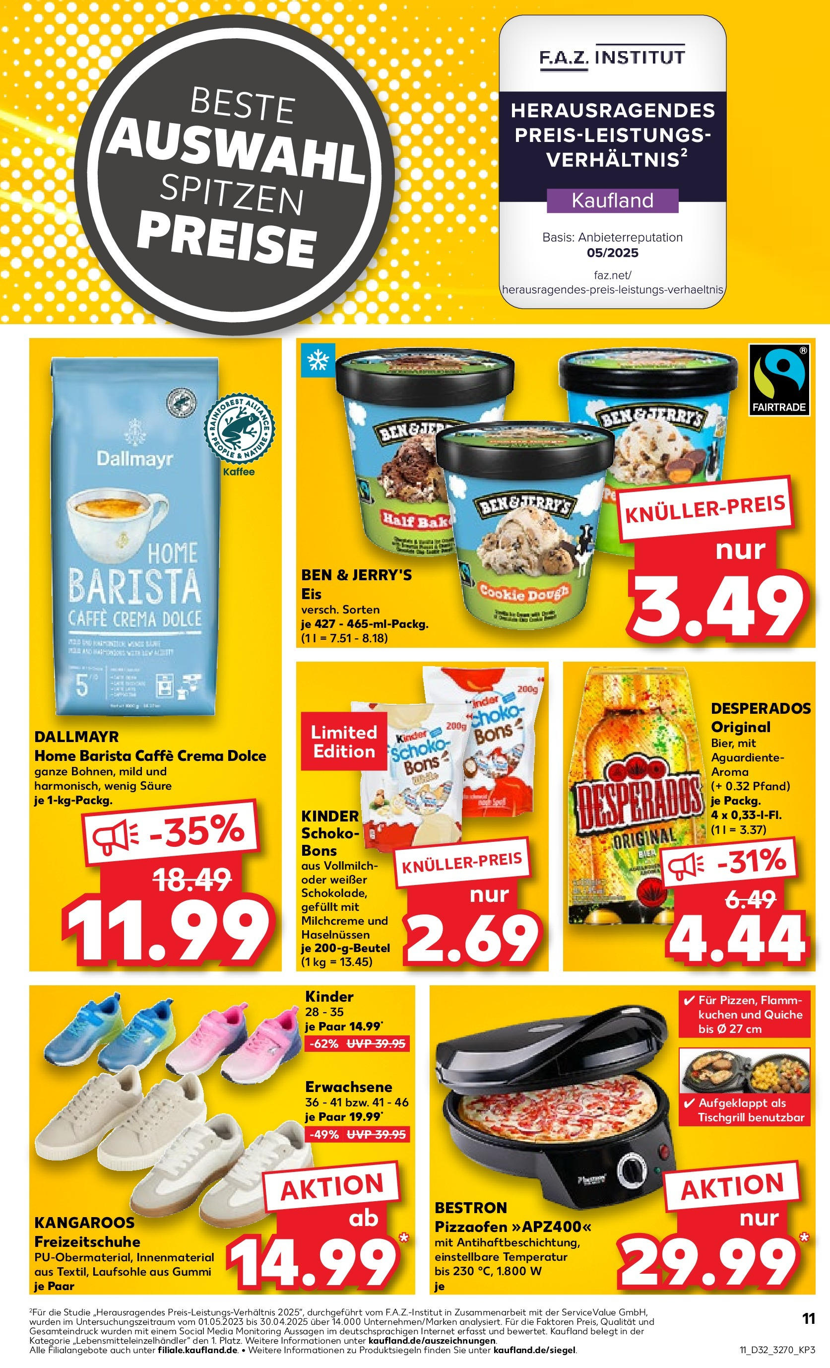Prospekt Kaufland ab 07.08.2025 » Angebote und Werbung Online | Seite: 19 | Produkte: Kaffee, Bier, Desperados, Pizza Prospekt Kaufland ab 07.08.2025 » Angebote Online zum Blättern | Seite: 19 | Produkte: Kaffee, Bier, Desperados, Pizza
