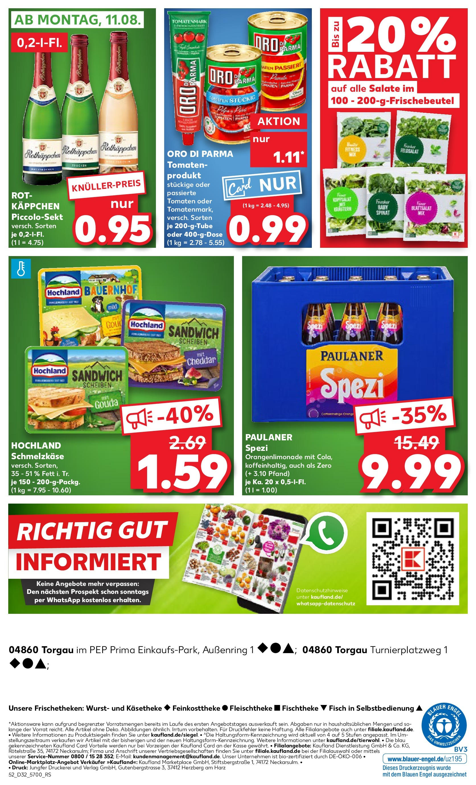 Prospekt Kaufland ab 10.08.2025 » Angebote und Werbung Online | Seite: 5 | Produkte: Gouda, Oro di parma, Fisch, Rotkäppchen Prospekt Kaufland ab 10.08.2025 » Angebote Online zum Blättern | Seite: 5 | Produkte: Gouda, Oro di parma, Fisch, Rotkäppchen