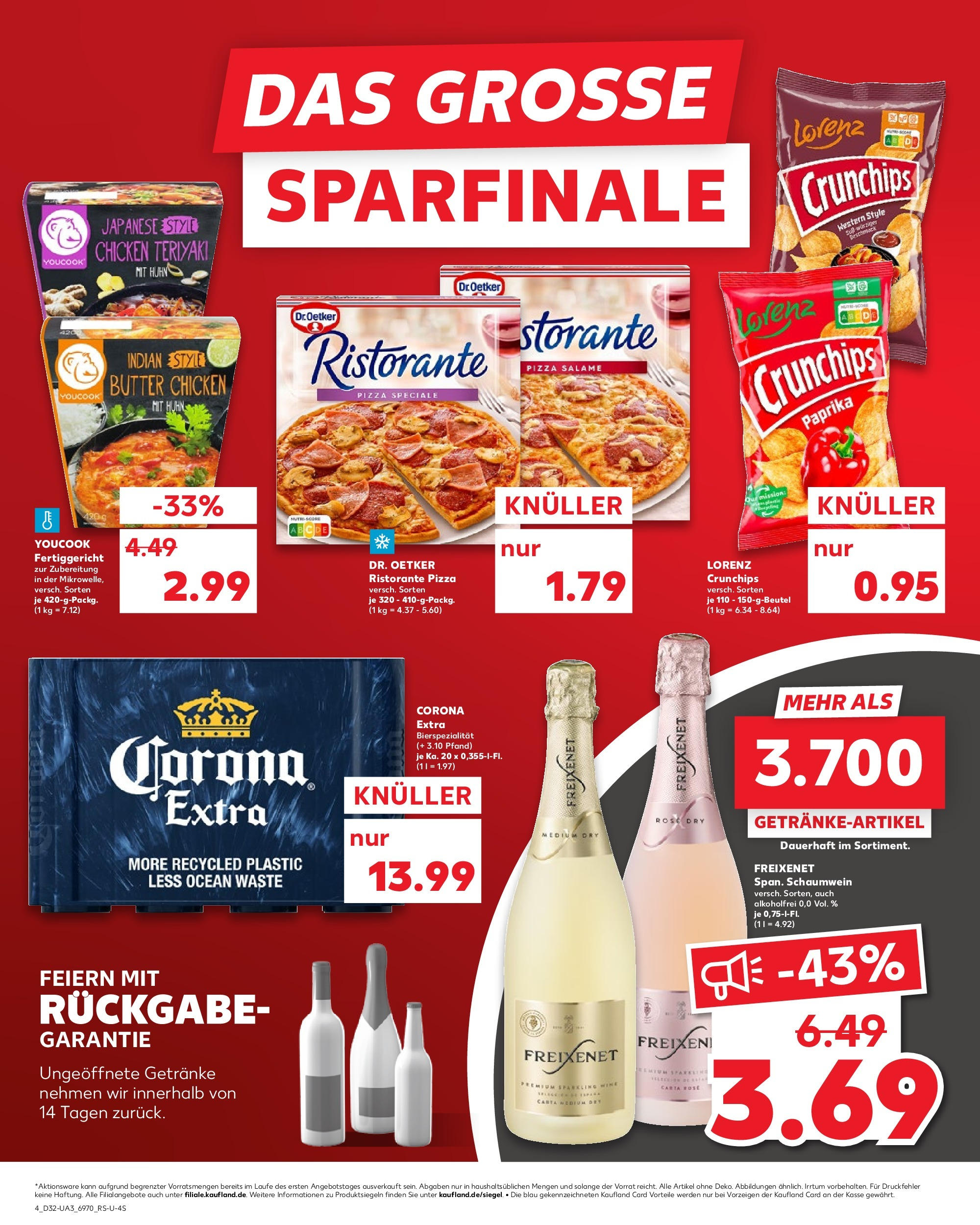 Prospekt Kaufland ab 07.08.2025 » Angebote Online zum Blättern | Seite: 4 | Produkte: Ristorante, Youcook, Paprika, Pizza