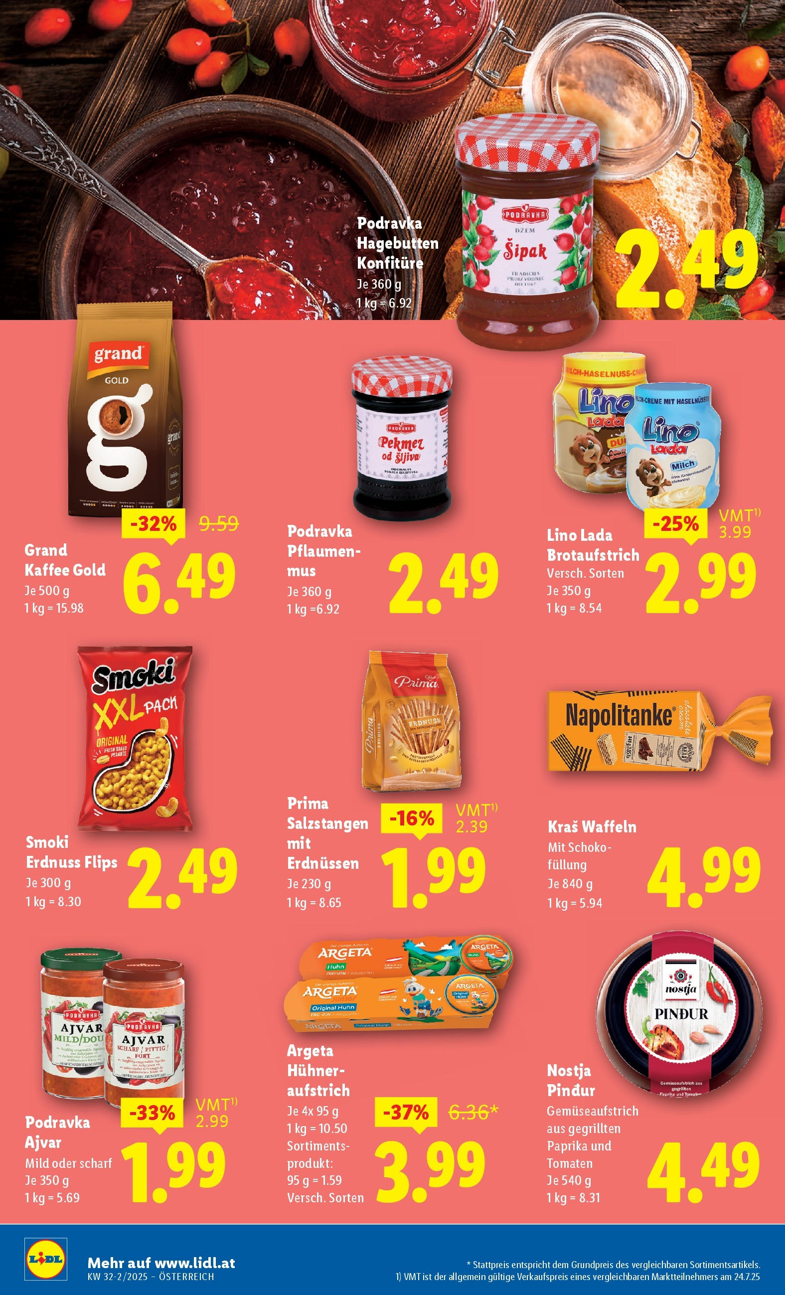 Lidl Flugblatt - Salzburg, Jenbach, Dornbirn ab 07.08.2025 ✳️ Angebote ab donnerstag | Seite: 16 | Produkte: Rum, Milch, Kaffee, Tomaten Lidl Flugblatt - Salzburg, Jenbach, Dornbirn ab 07.08.2025 - Angebote ab donnerstag | Seite: 16 | Produkte: Rum, Milch, Kaffee, Tomaten