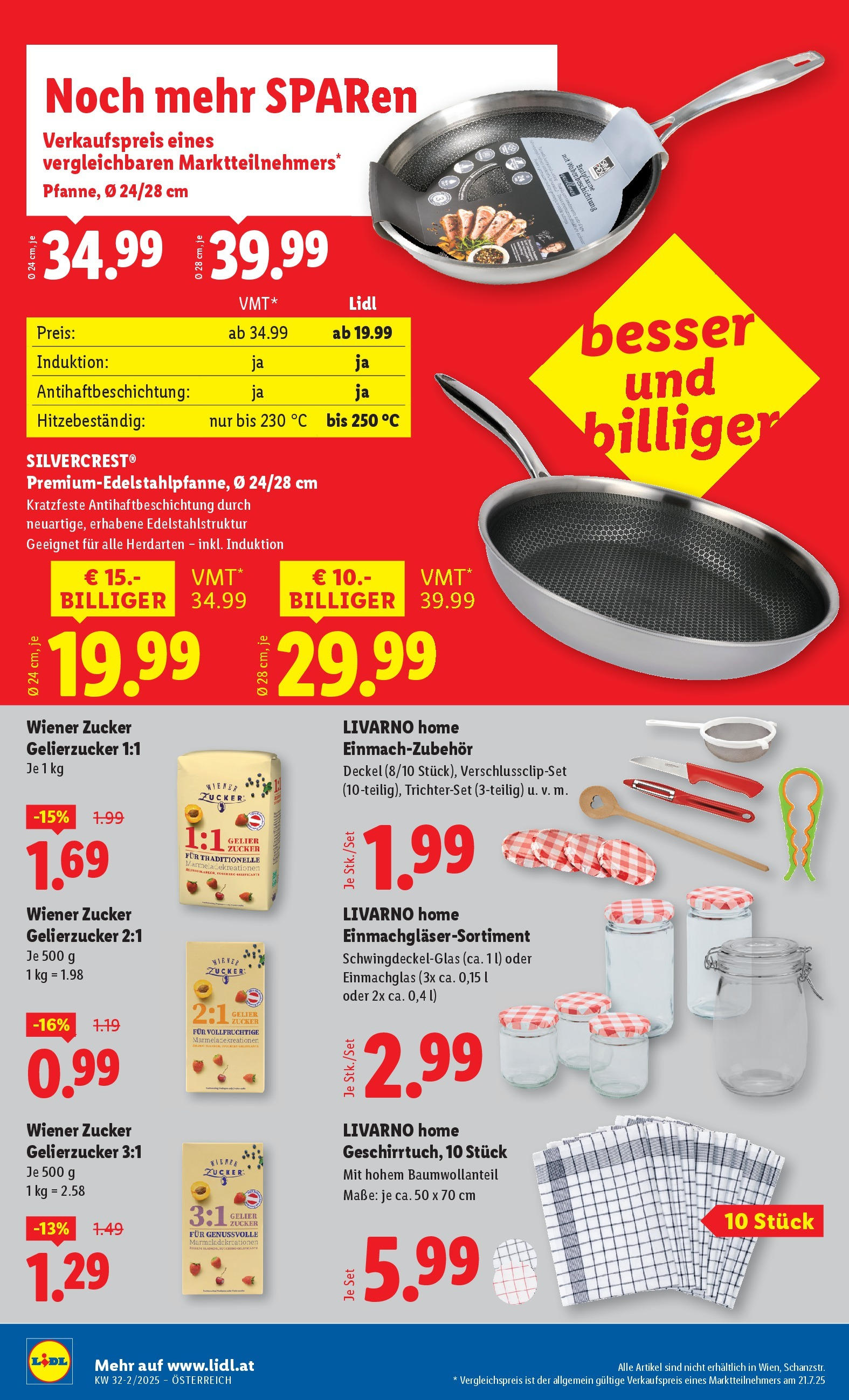 Lidl Flugblatt - Salzburg, Jenbach, Dornbirn ab 07.08.2025 ✳️ Angebote ab donnerstag | Seite: 20 | Produkte: Zucker Lidl Flugblatt - Salzburg, Jenbach, Dornbirn ab 07.08.2025 - Angebote ab donnerstag | Seite: 20 | Produkte: Zucker