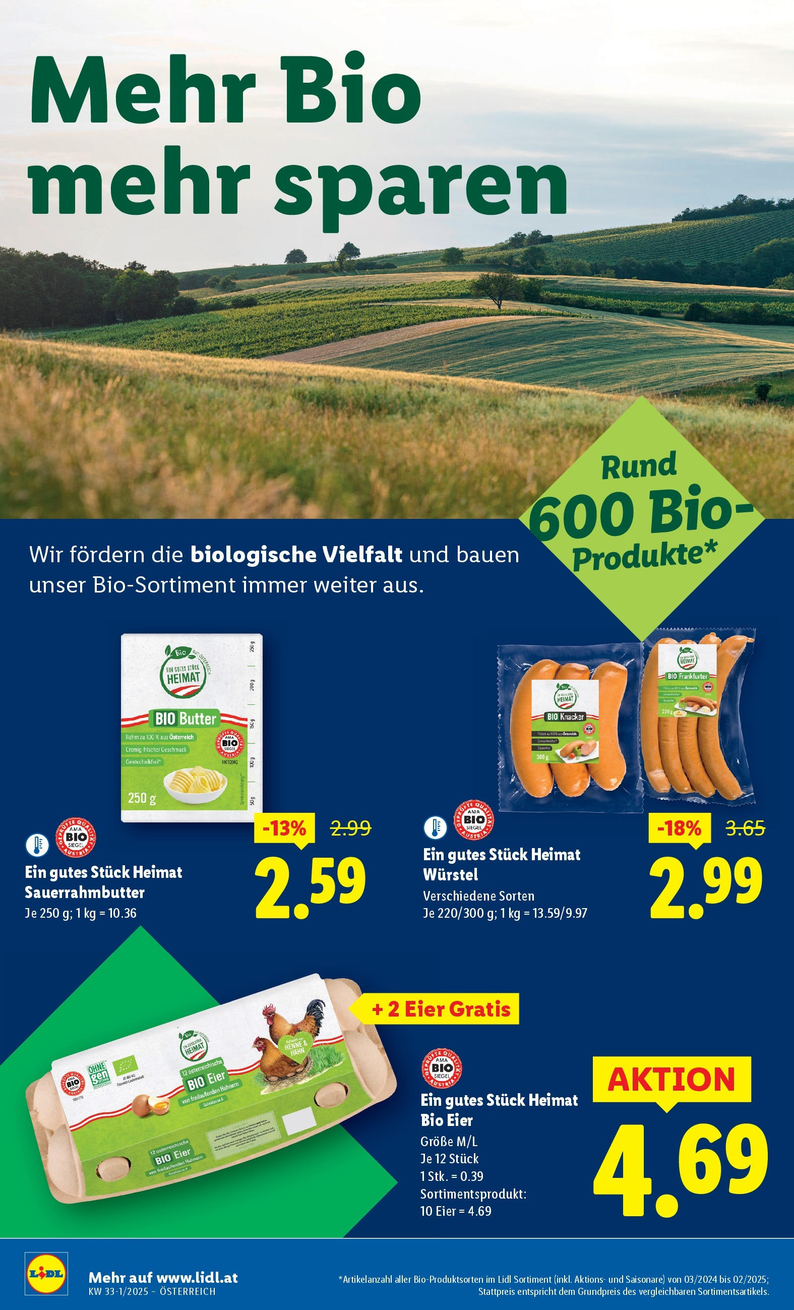 Lidl Flugblatt - Salzburg, Jenbach, Dornbirn ab 07.08.2025 ✳️ Angebote ab donnerstag | Seite: 38 | Produkte: Butter, Eier Lidl Flugblatt - Salzburg, Jenbach, Dornbirn ab 07.08.2025 - Angebote ab donnerstag | Seite: 38 | Produkte: Butter, Eier