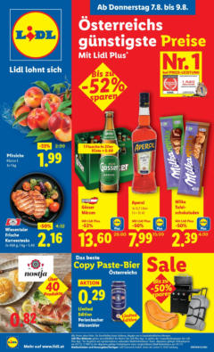 Vorschau von dem Prospekt - Lidl Flugblatt - Fohnsdorf, Neunkirchen, Graz gültig ab 07.08.2025