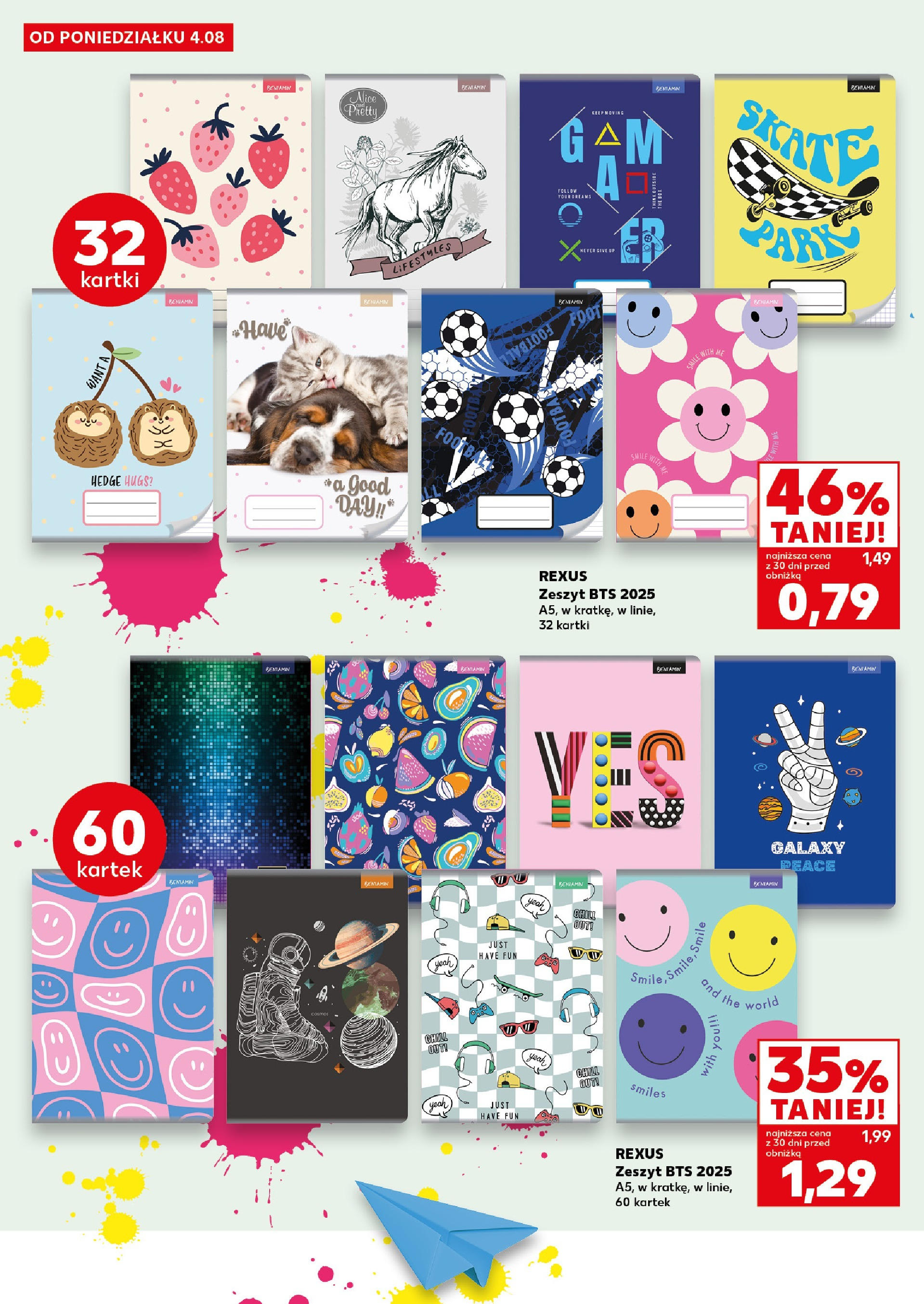 Kaufland gazetka - Do Szkoły Like A Szef od 04.08.2025 - od jutra PDF | Strona: 2 | Produkty: Zeszyt