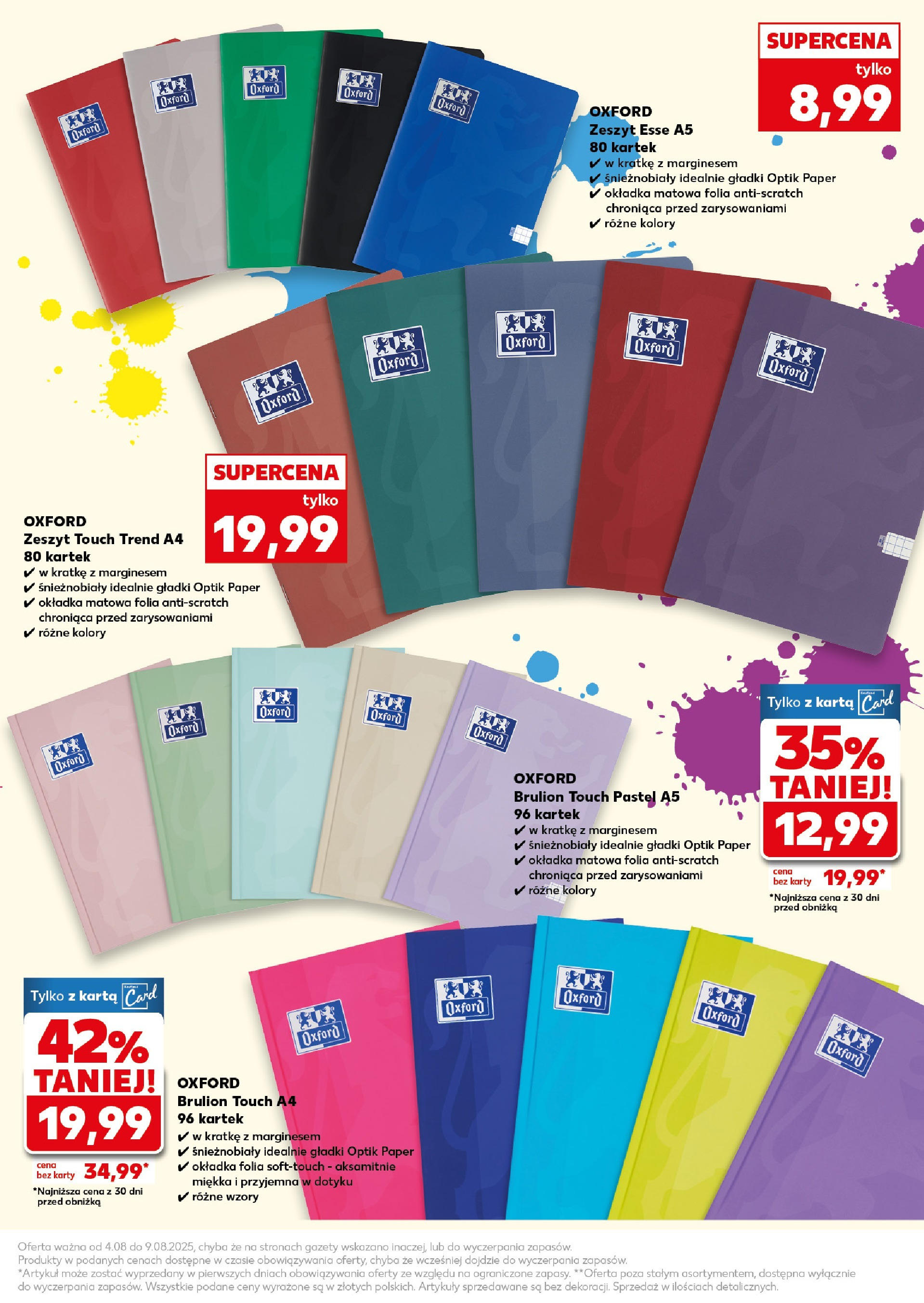 Kaufland gazetka - Do Szkoły Like A Szef od 04.08.2025 - od jutra PDF | Strona: 11 | Produkty: Karta, Zeszyt