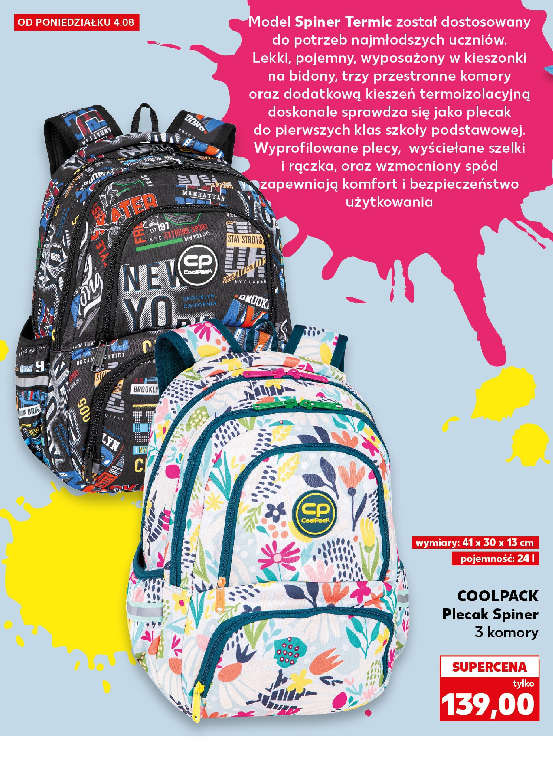 Kaufland gazetka - Do Szkoły Like A Szef od 04.08.2025 - od jutra PDF | Strona: 34 | Produkty: Plecak