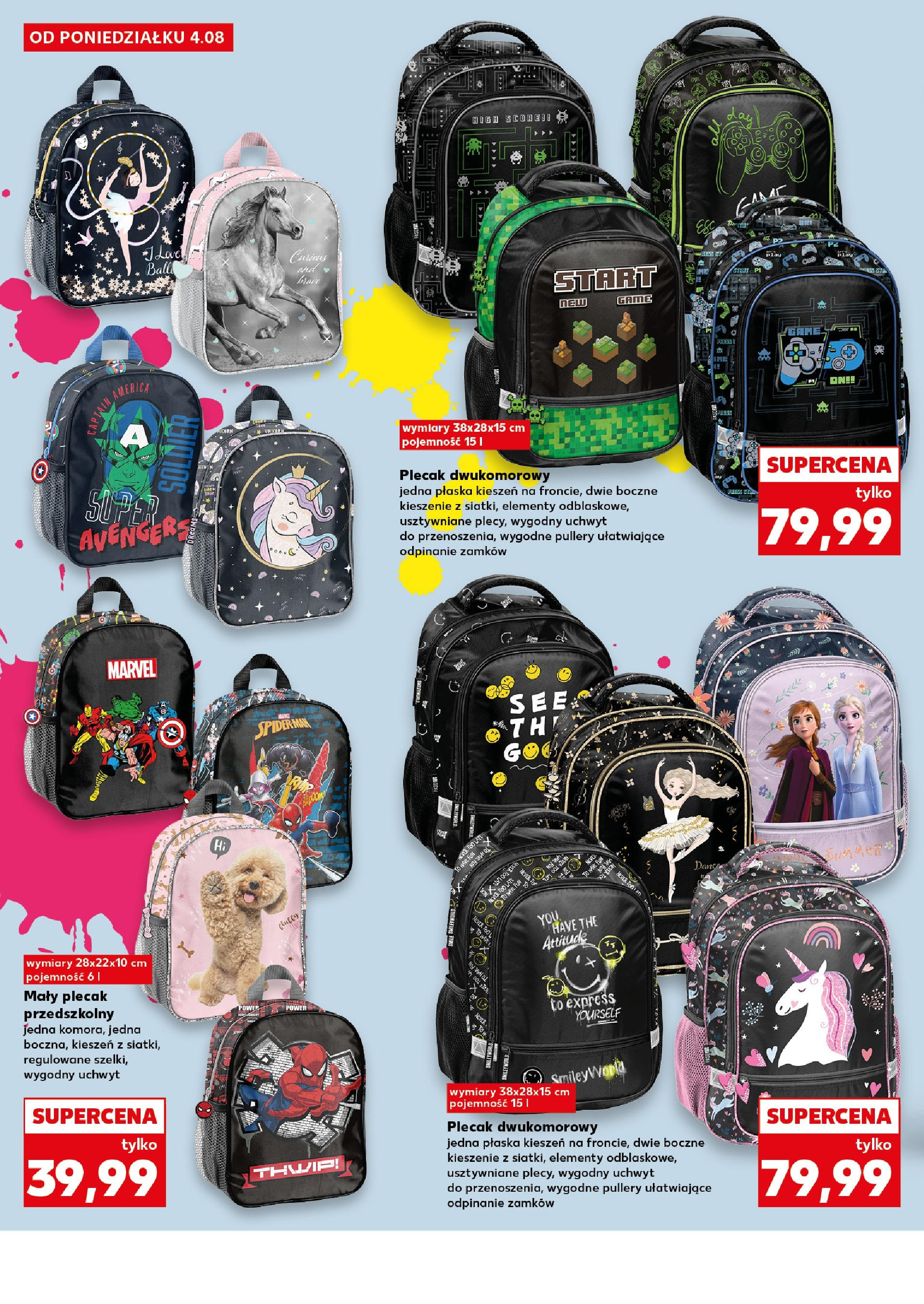 Kaufland gazetka - Do Szkoły Like A Szef od 04.08.2025 - od jutra PDF | Strona: 36 | Produkty: Plecak