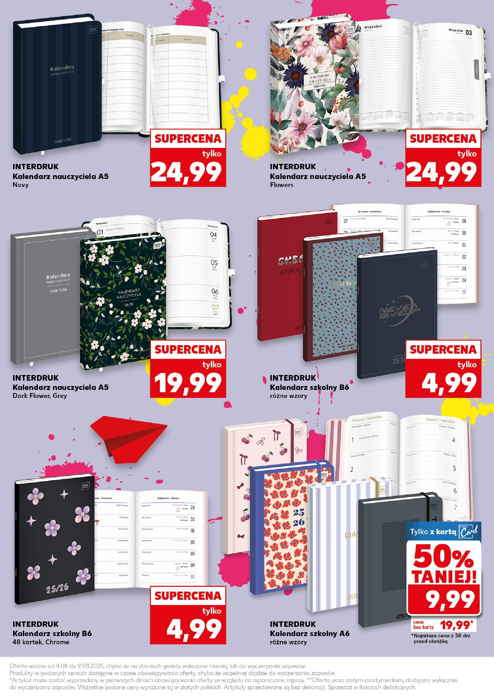 Kaufland gazetka - Do Szkoły Like A Szef od 04.08.2025 - od jutra PDF | Strona: 39 | Produkty: Karta, Kalendarz, Kalendarz szkolny