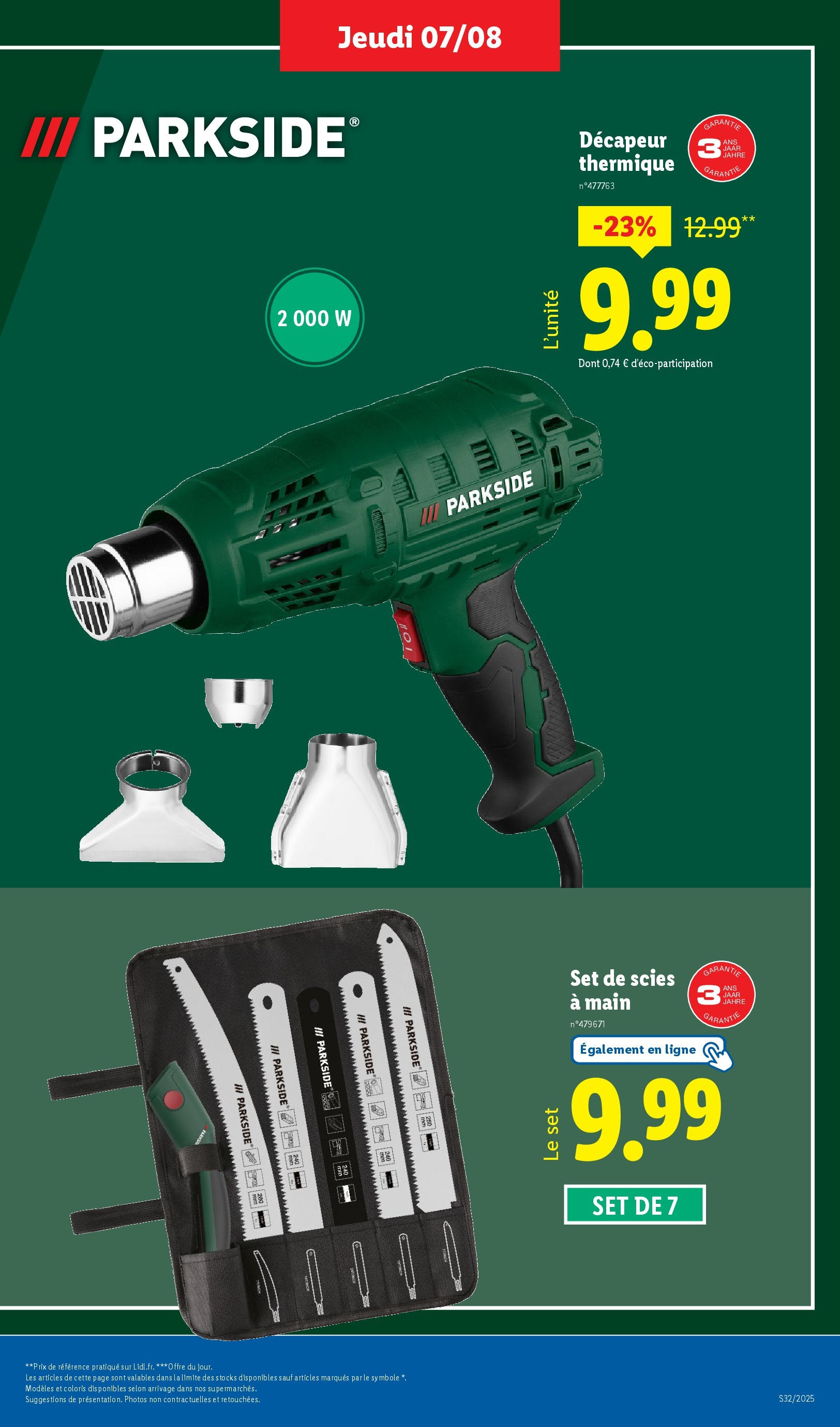 Catalogue LIDL du 06/08/2025 | Promo prospectus en ligne | Page: 31 Catalogue LIDL du 06/08/2025 | Promo prospectus en ligne | Page: 31