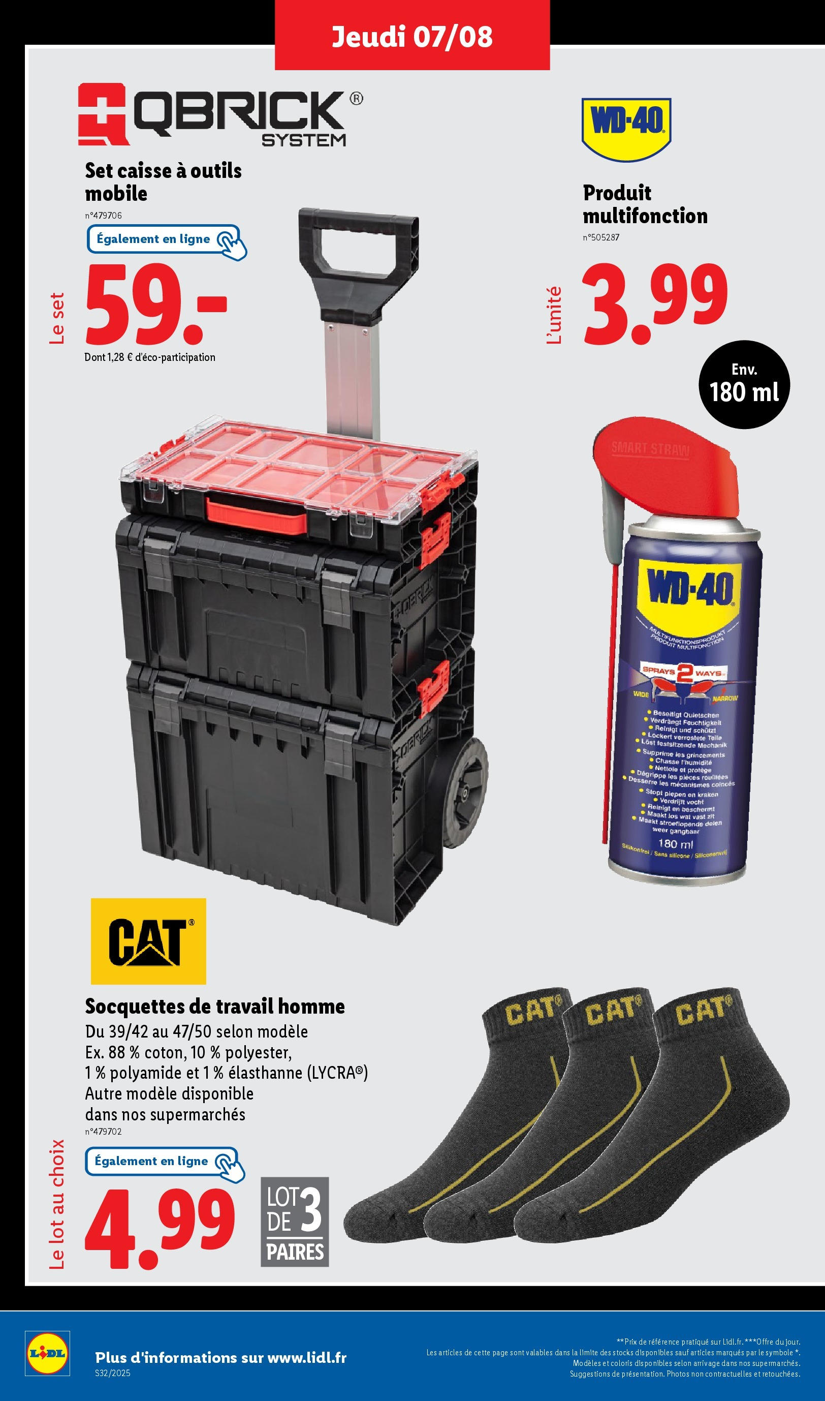 Catalogue LIDL du 06/08/2025 | Promo prospectus en ligne | Page: 42 Catalogue LIDL du 06/08/2025 | Promo prospectus en ligne | Page: 42