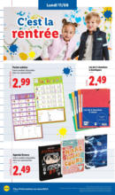 Cahiers, stylos, pochettes…Préparez la rentrée de vos enfants à petits prix chez Lidl !