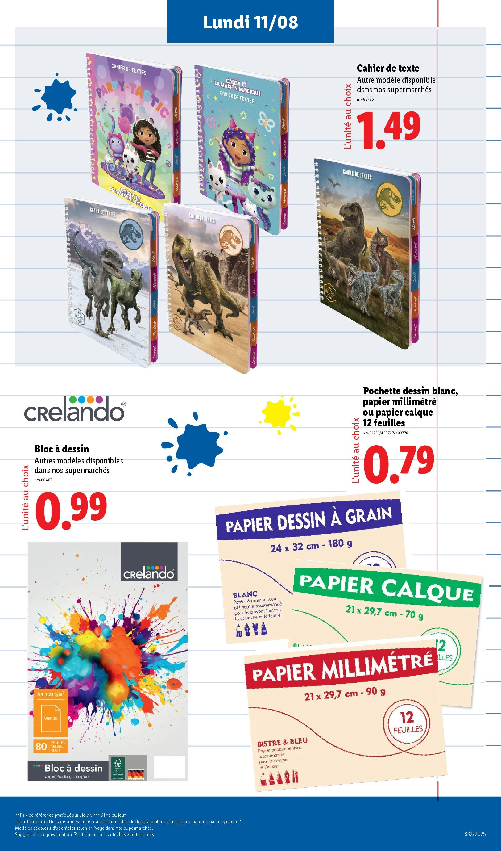 Catalogue LIDL du 06/08/2025 | Promo prospectus en ligne | Page: 53 | Produits: Jouets, Crayon Catalogue LIDL du 06/08/2025 | Promo prospectus en ligne | Page: 53 | Produits: Jouets, Crayon