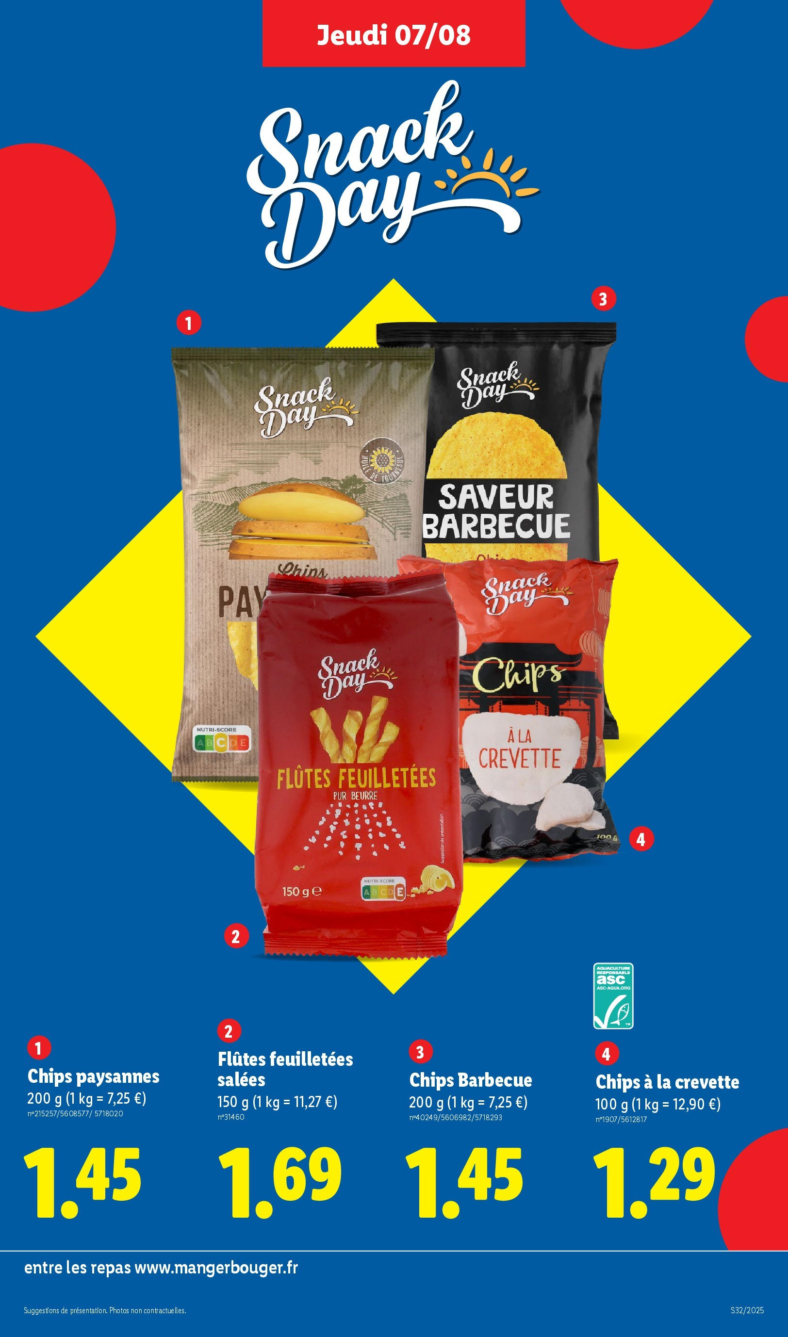 Catalogue LIDL du 06/08/2025 | Promo prospectus en ligne | Page: 11 | Produits: Barbecue, Crevette, Beurre, Chips Catalogue LIDL du 06/08/2025 | Promo prospectus en ligne | Page: 11 | Produits: Barbecue, Crevette, Beurre, Chips