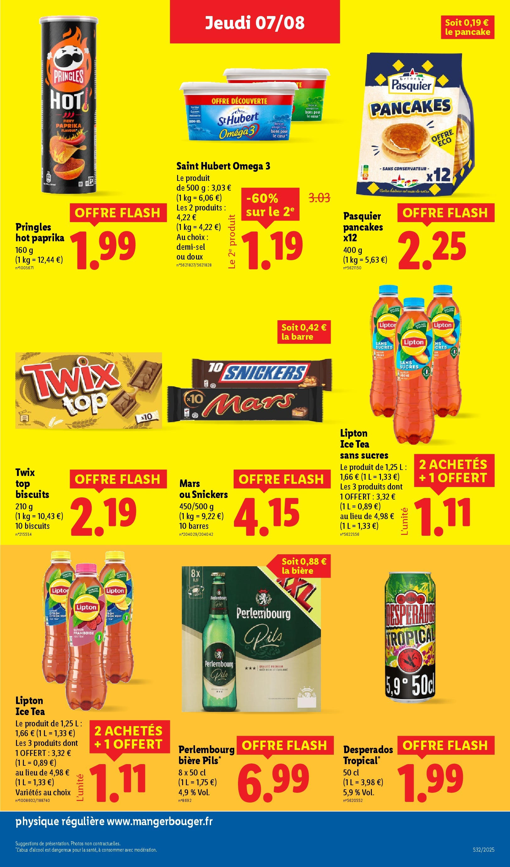 Catalogue LIDL du 06/08/2025 | Promo prospectus en ligne | Page: 15 | Produits: Desperados, Framboise, Bière, Biscuits Catalogue LIDL du 06/08/2025 | Promo prospectus en ligne | Page: 15 | Produits: Desperados, Framboise, Bière, Biscuits