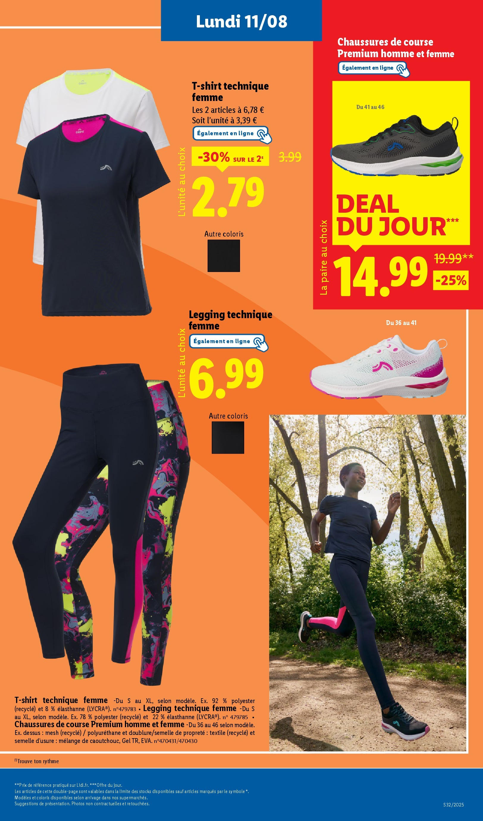 Catalogue LIDL du 06/08/2025 | Promo prospectus en ligne | Page: 67 | Produits: T-shirt, Leggings Catalogue LIDL du 06/08/2025 | Promo prospectus en ligne | Page: 67 | Produits: T-shirt, Leggings