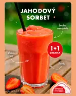 Ovocný Světozor Jahodový Sorbet v akci 1+1 – do 31.08.2025