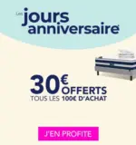 La compagnie du lit Les jours Anniversaire - au 31.08.2025