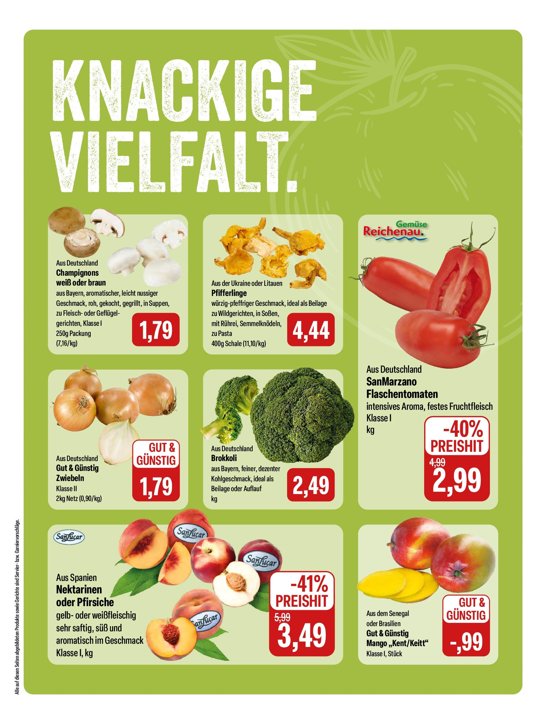 Feneberg Angebote (ab 14.08.2025) zum Blättern | Seite: 5 | Produkte: Nektarinen, Brokkoli, Pasta, Fleisch