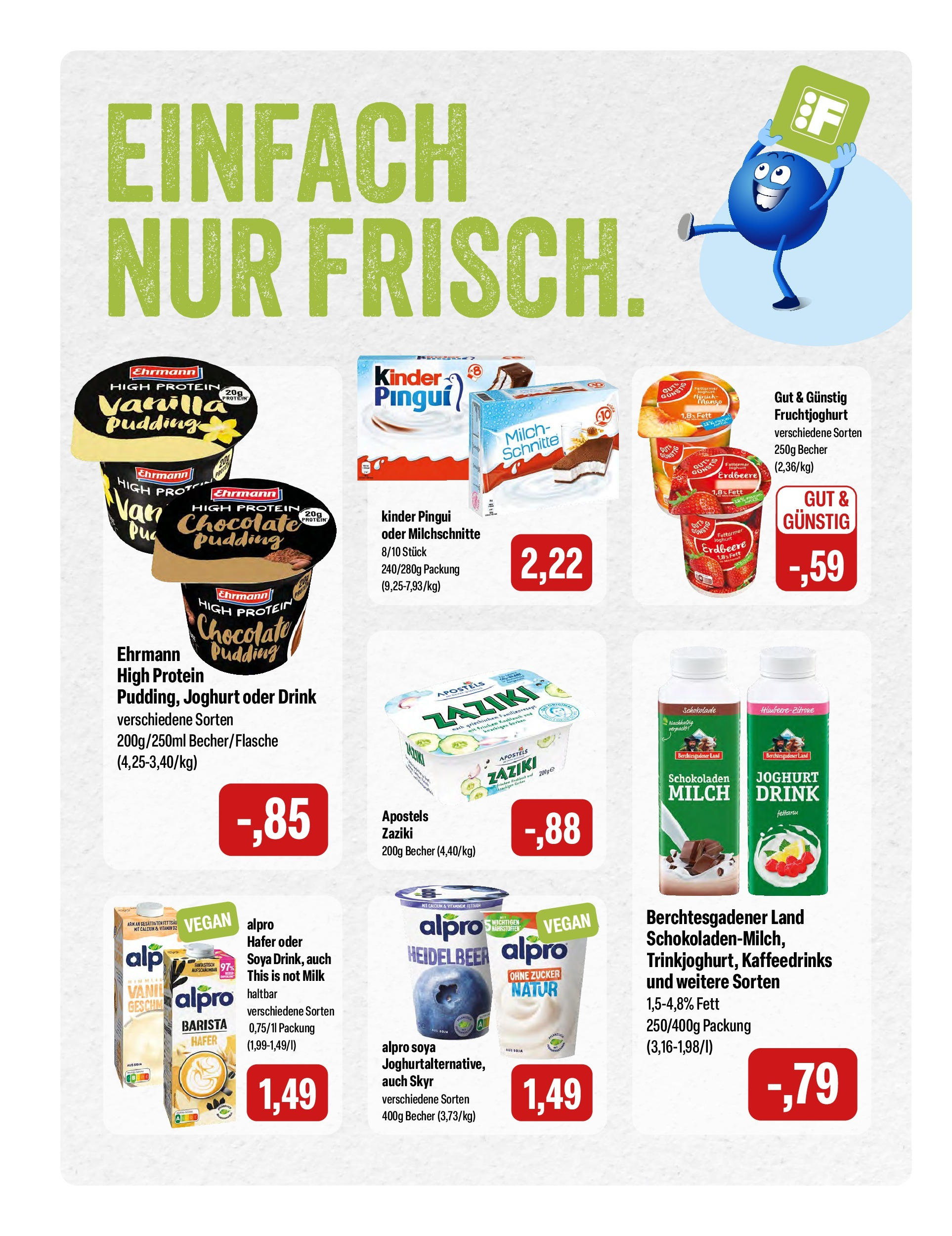 Feneberg Angebote (ab 14.08.2025) zum Blättern | Seite: 6 | Produkte: Joghurt, Fruchtjoghurt, Pudding, Skyr