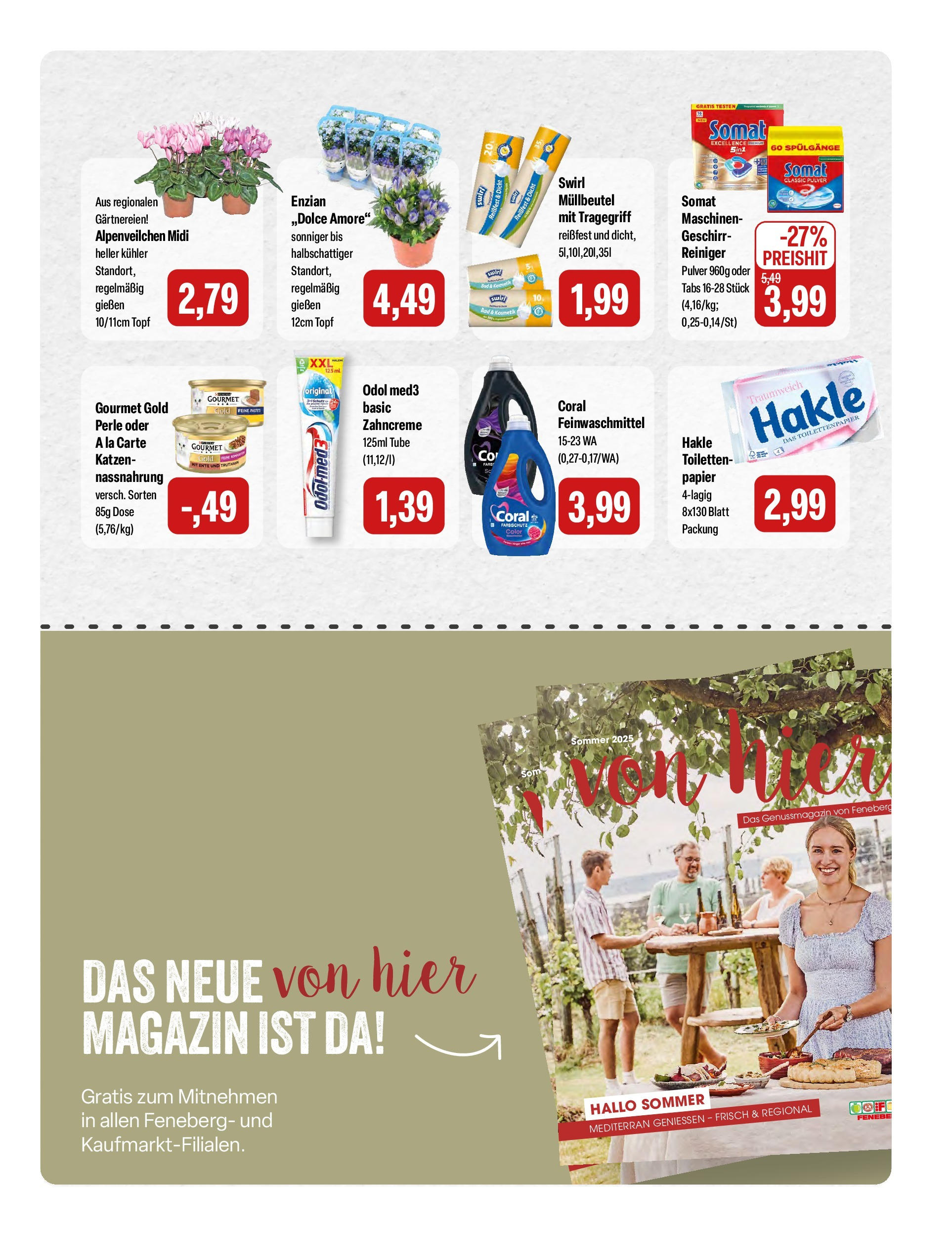 Feneberg Angebote (ab 14.08.2025) zum Blättern | Seite: 15 | Produkte: Coral, Ente, Toilettenpapier