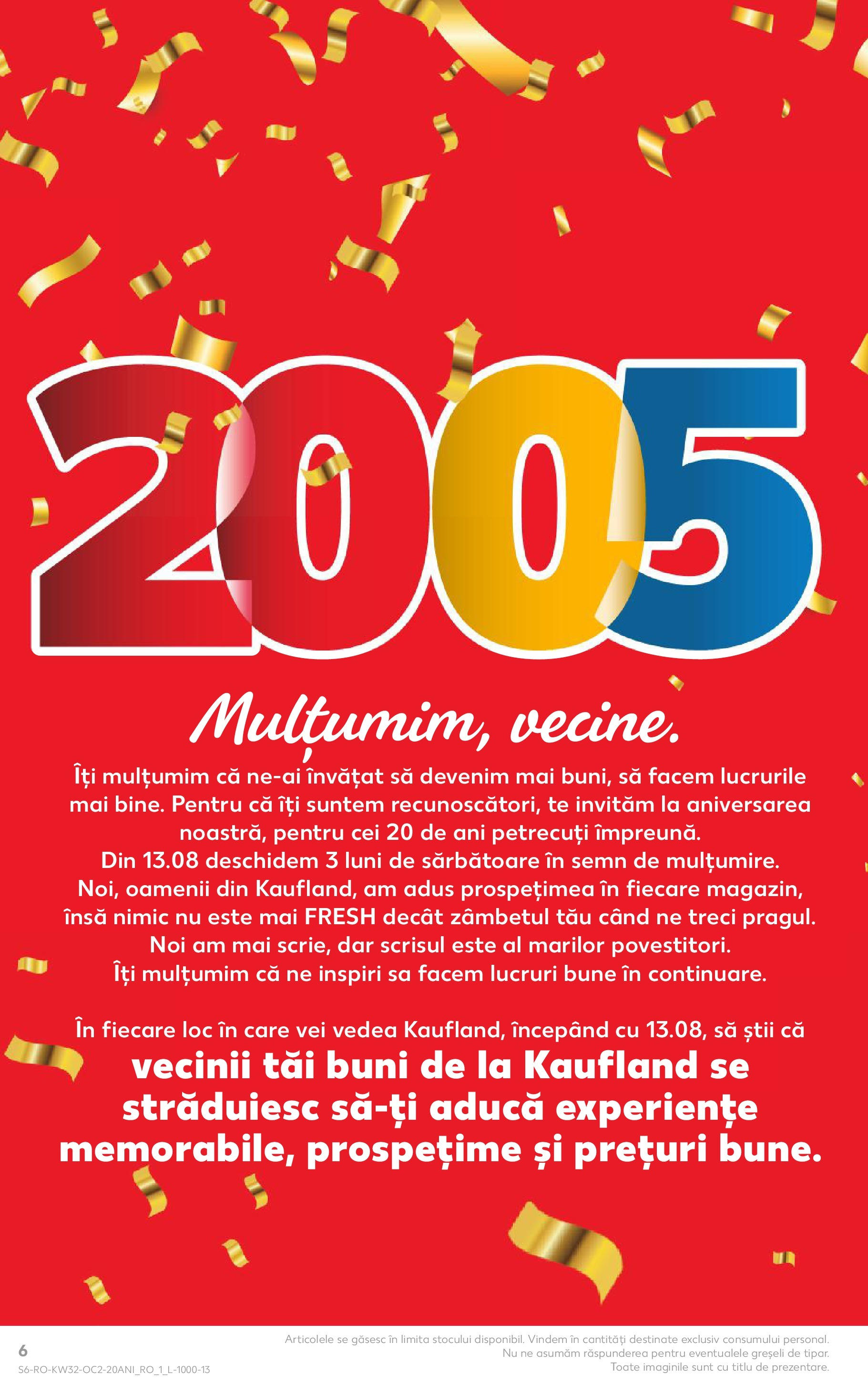Catalog Kaufland - Sfântu Gheorghe 06.08.2025 - Revista si Oferta | Pagină: 6