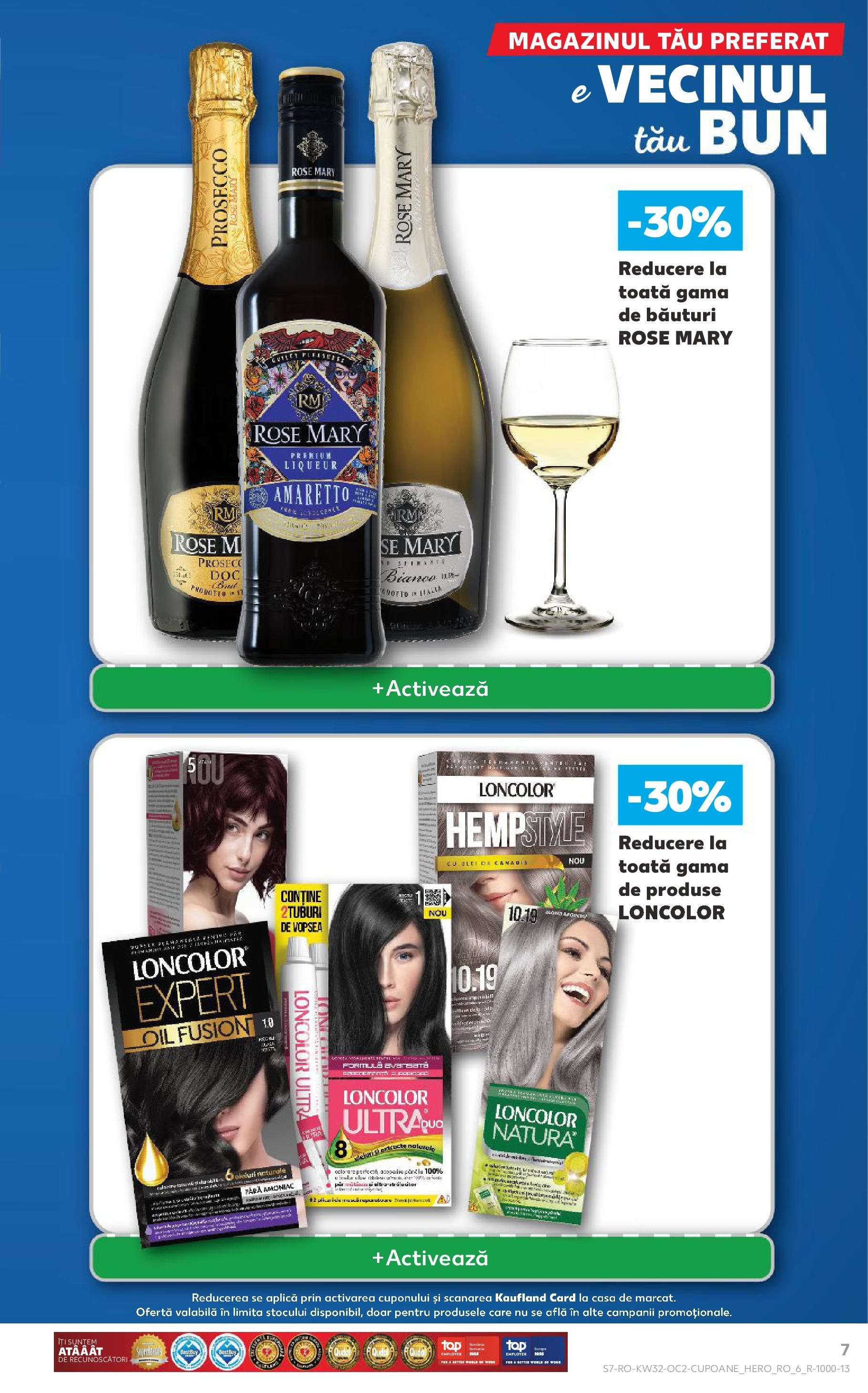 Catalog Kaufland - Sfântu Gheorghe 06.08.2025 - Revista si Oferta | Pagină: 7 | Produse: Vopsea, Prosecco, Ulei