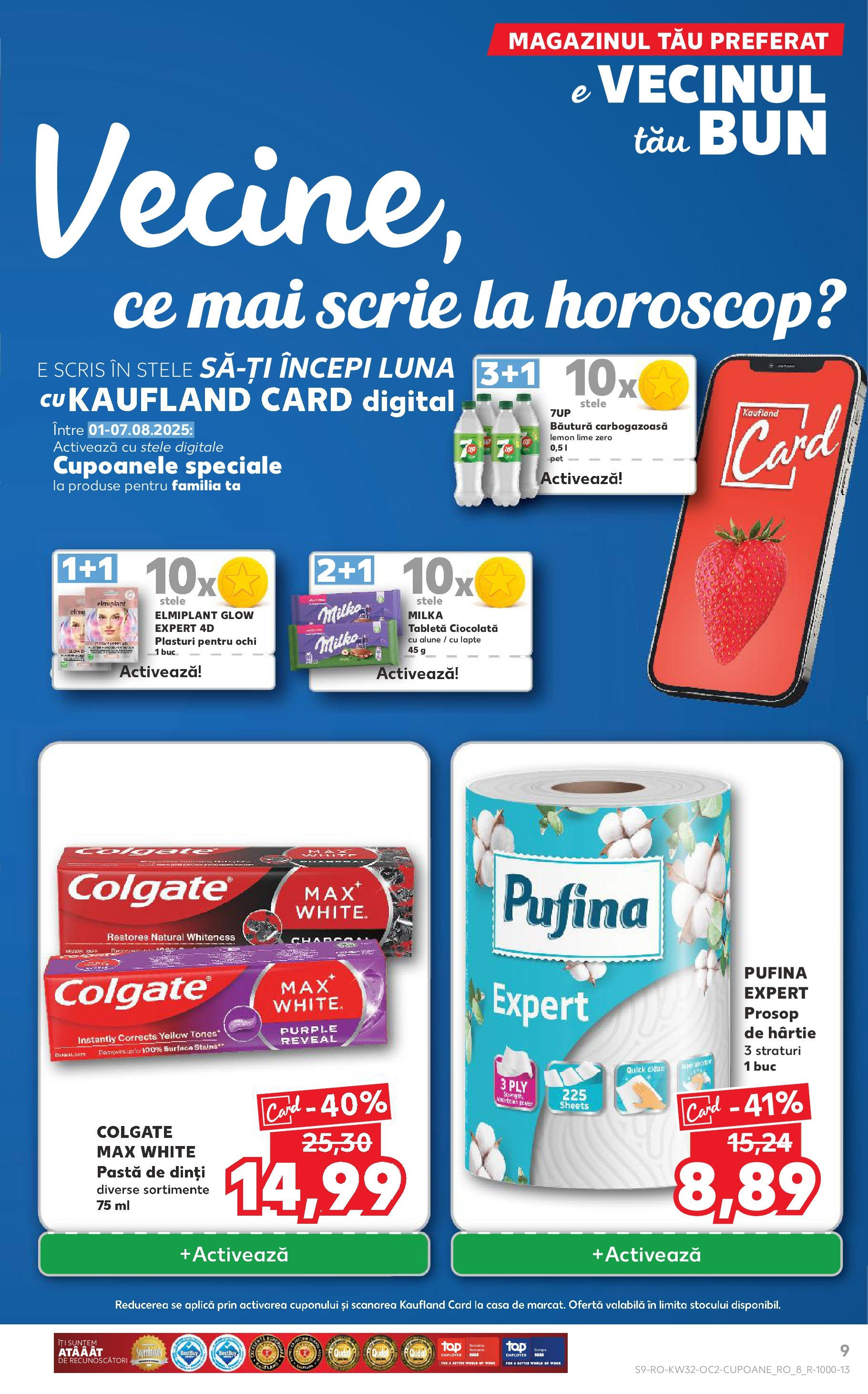 Catalog Kaufland - Sfântu Gheorghe 06.08.2025 - Revista si Oferta | Pagină: 9 | Produse: Lime, Tabletă, Lapte, Ciocolată