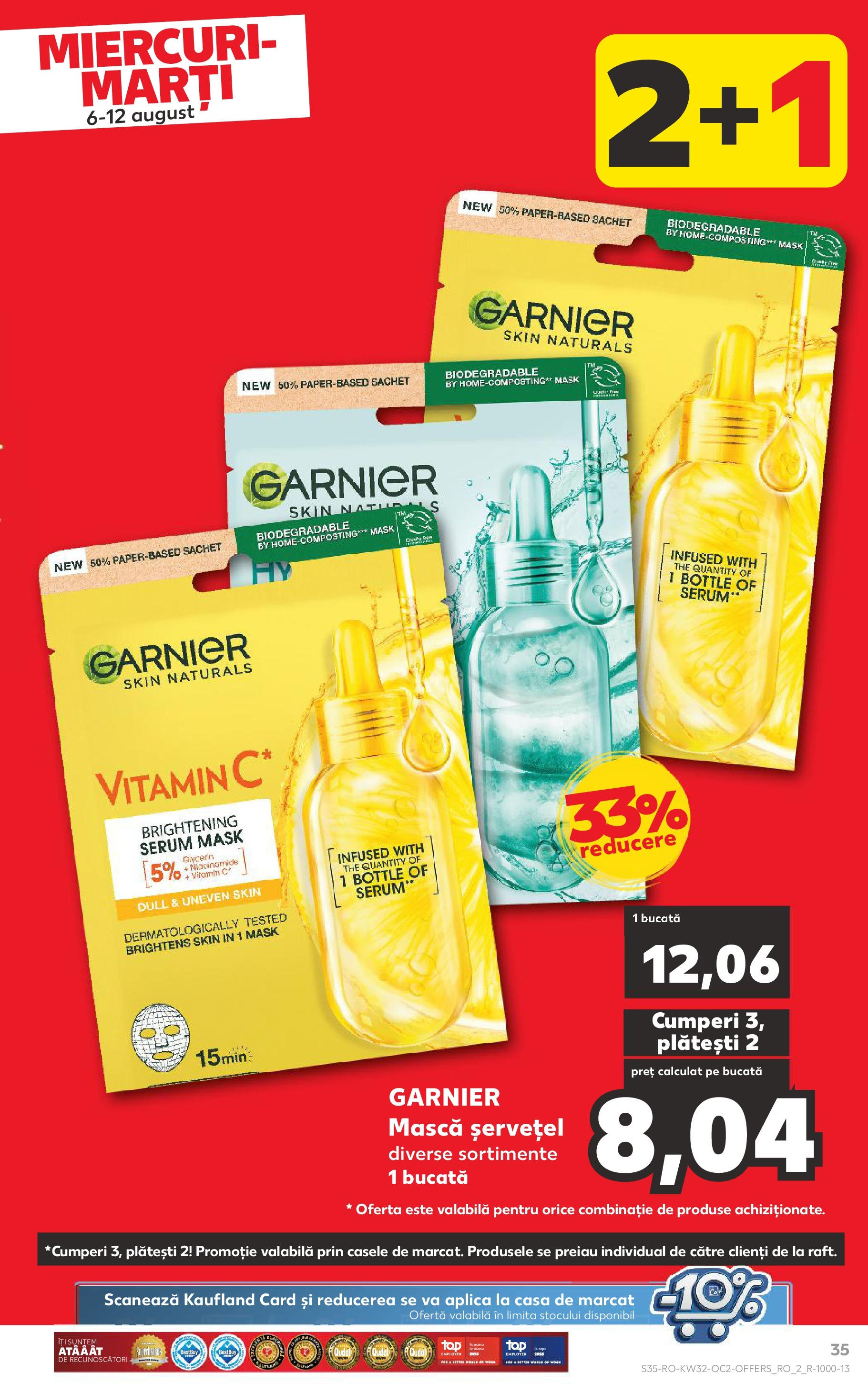 Catalog Kaufland - Sfântu Gheorghe 06.08.2025 - Revista si Oferta | Pagină: 35 | Produse: Serum