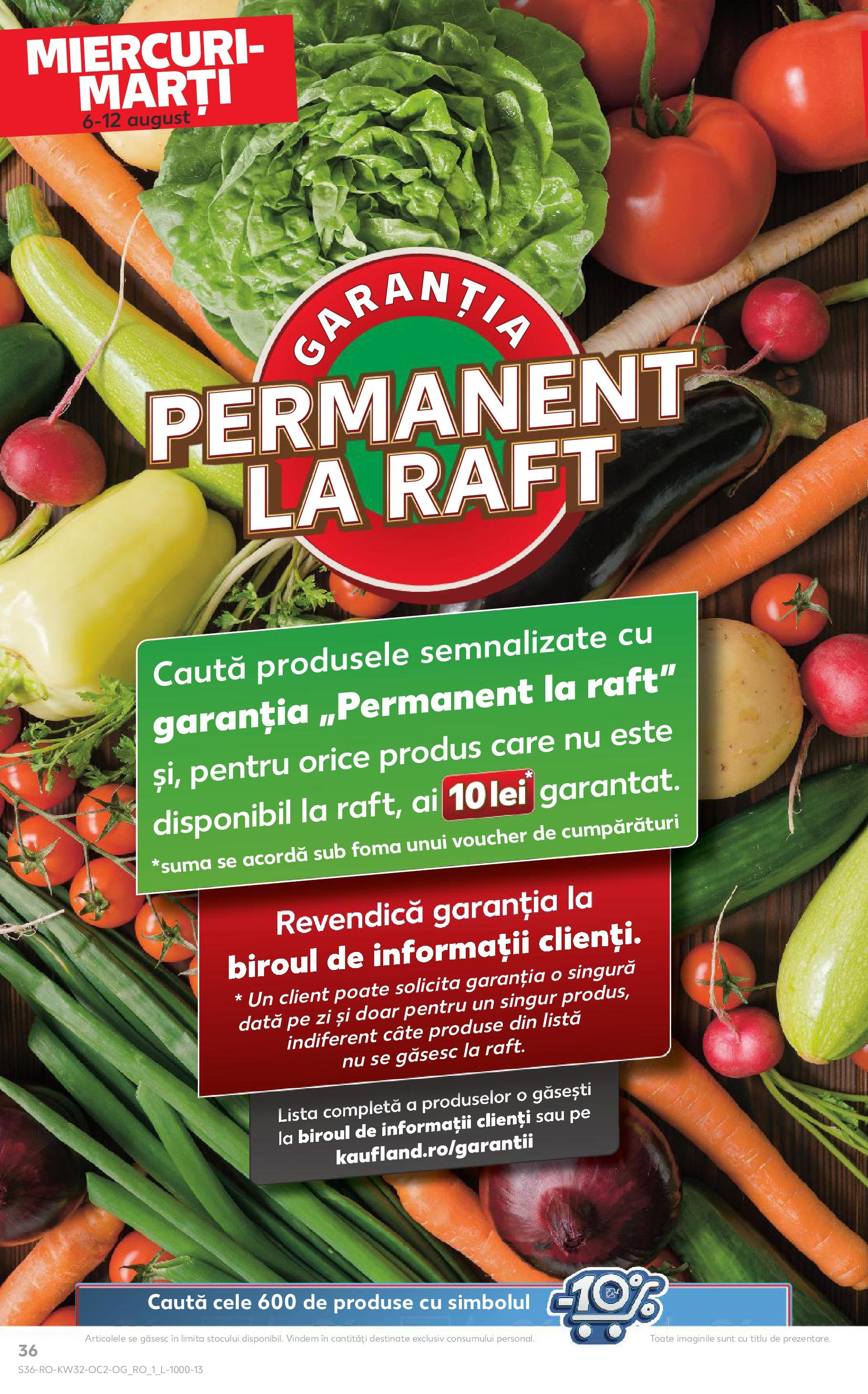 Catalog Kaufland - Sfântu Gheorghe 06.08.2025 - Revista si Oferta | Pagină: 36 | Produse: Raft