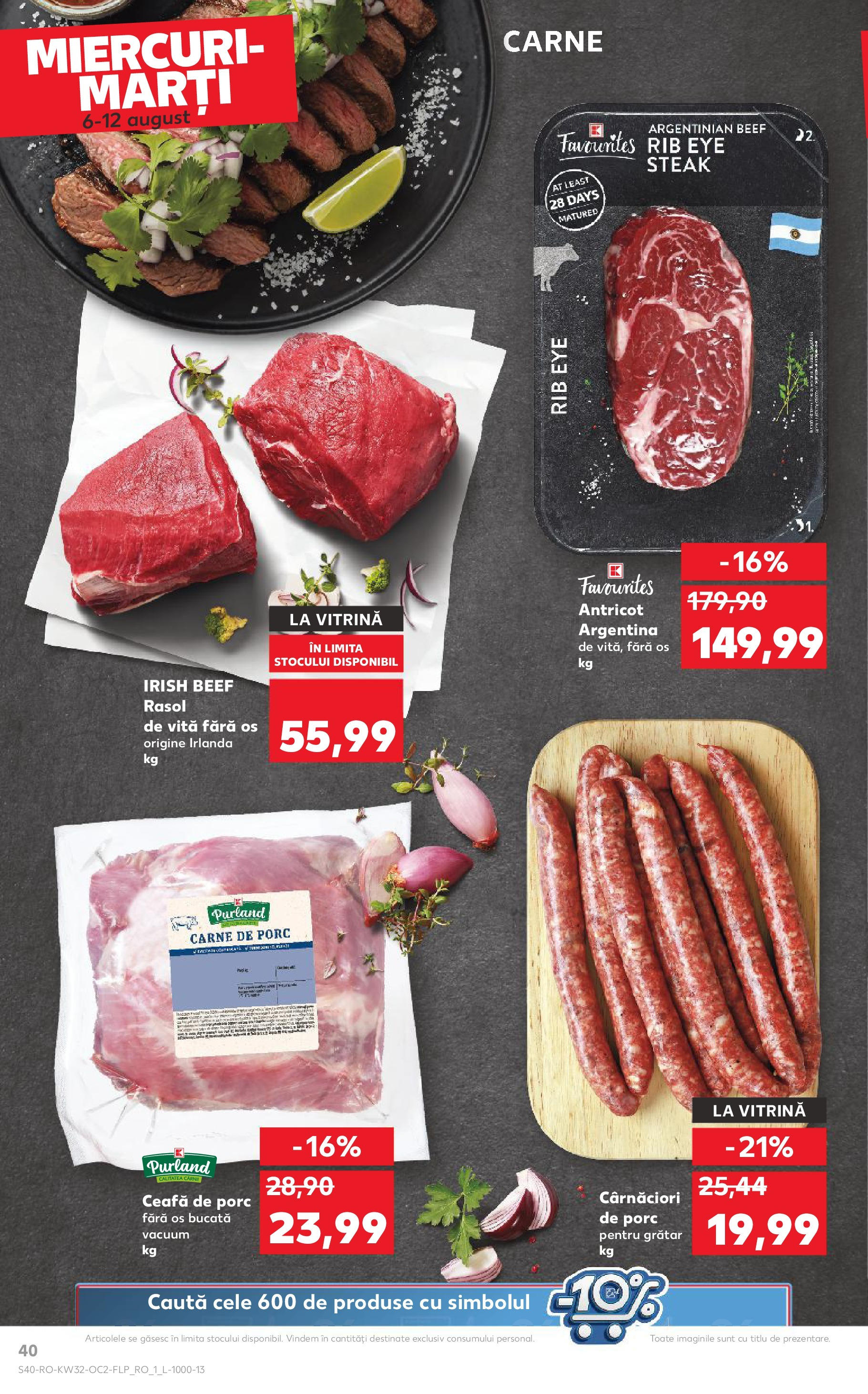 Catalog Kaufland - Sfântu Gheorghe 06.08.2025 - Revista si Oferta | Pagină: 40 | Produse: Keçeli kalem, Grătar, Vitrină, Rasol