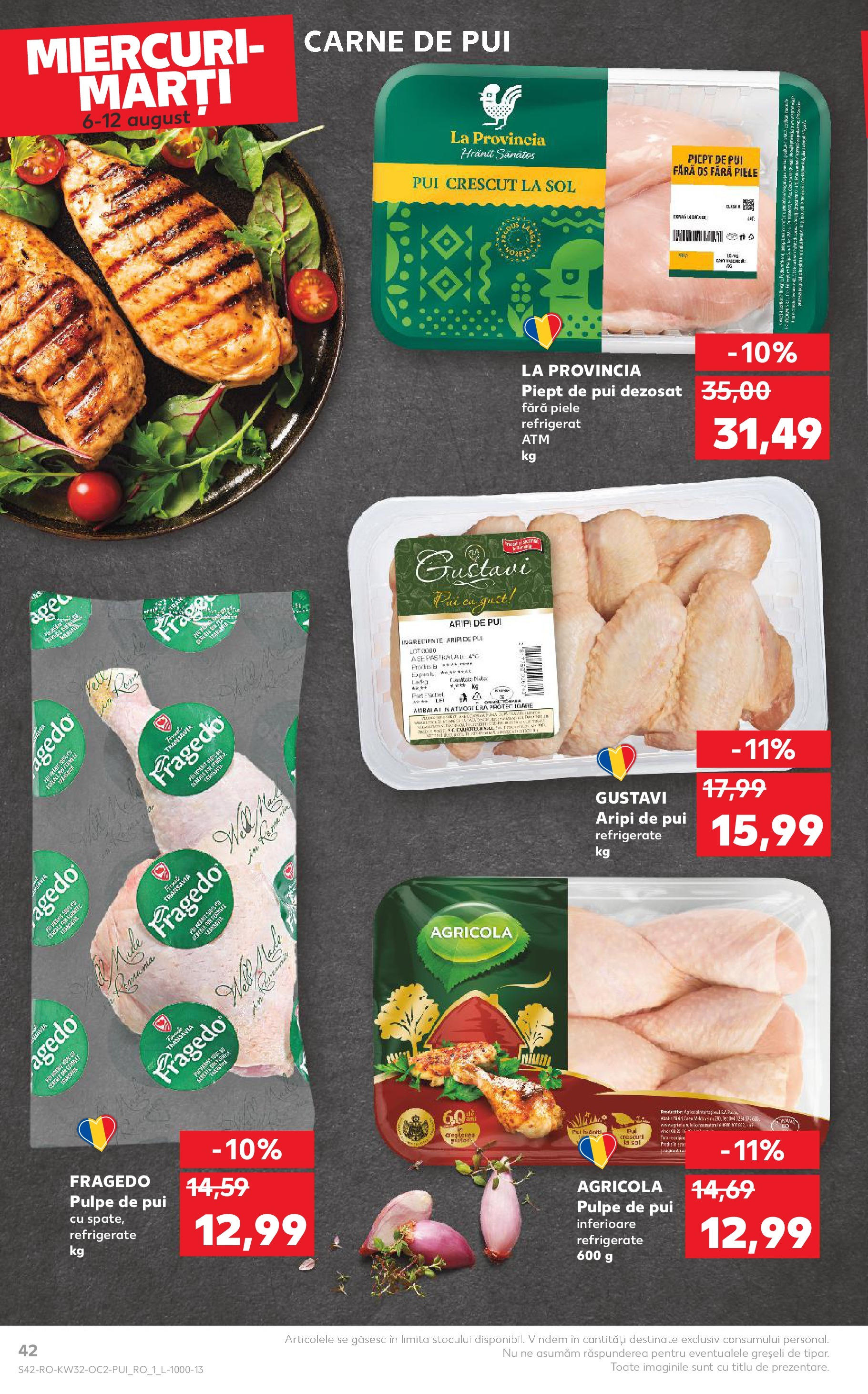 Catalog Kaufland - Sfântu Gheorghe 06.08.2025 - Revista si Oferta | Pagină: 42 | Produse: Hacıyatmaz Kedi Oyuncağı, Carne De Pui