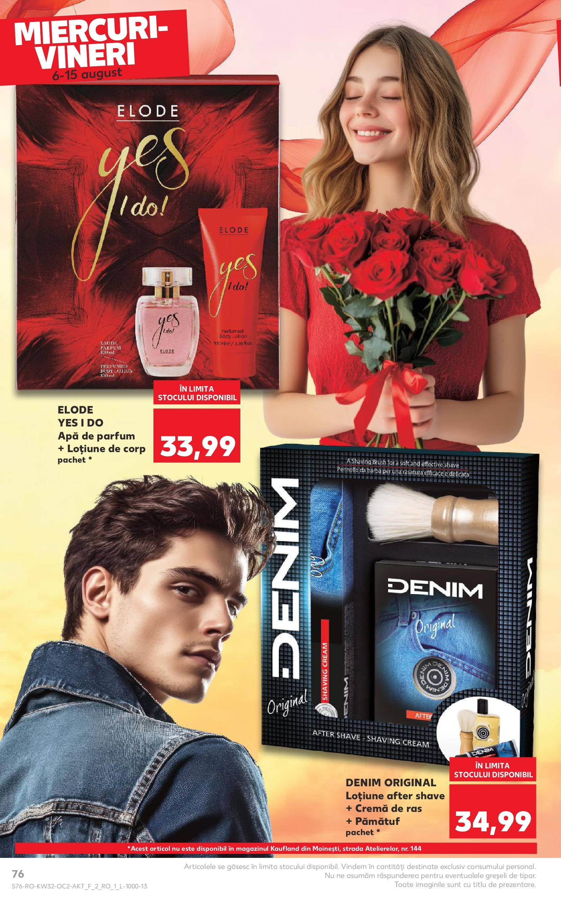 Catalog Kaufland - Sfântu Gheorghe 06.08.2025 - Revista si Oferta | Pagină: 76 | Produse: After shave, Body, Cremă, Apă