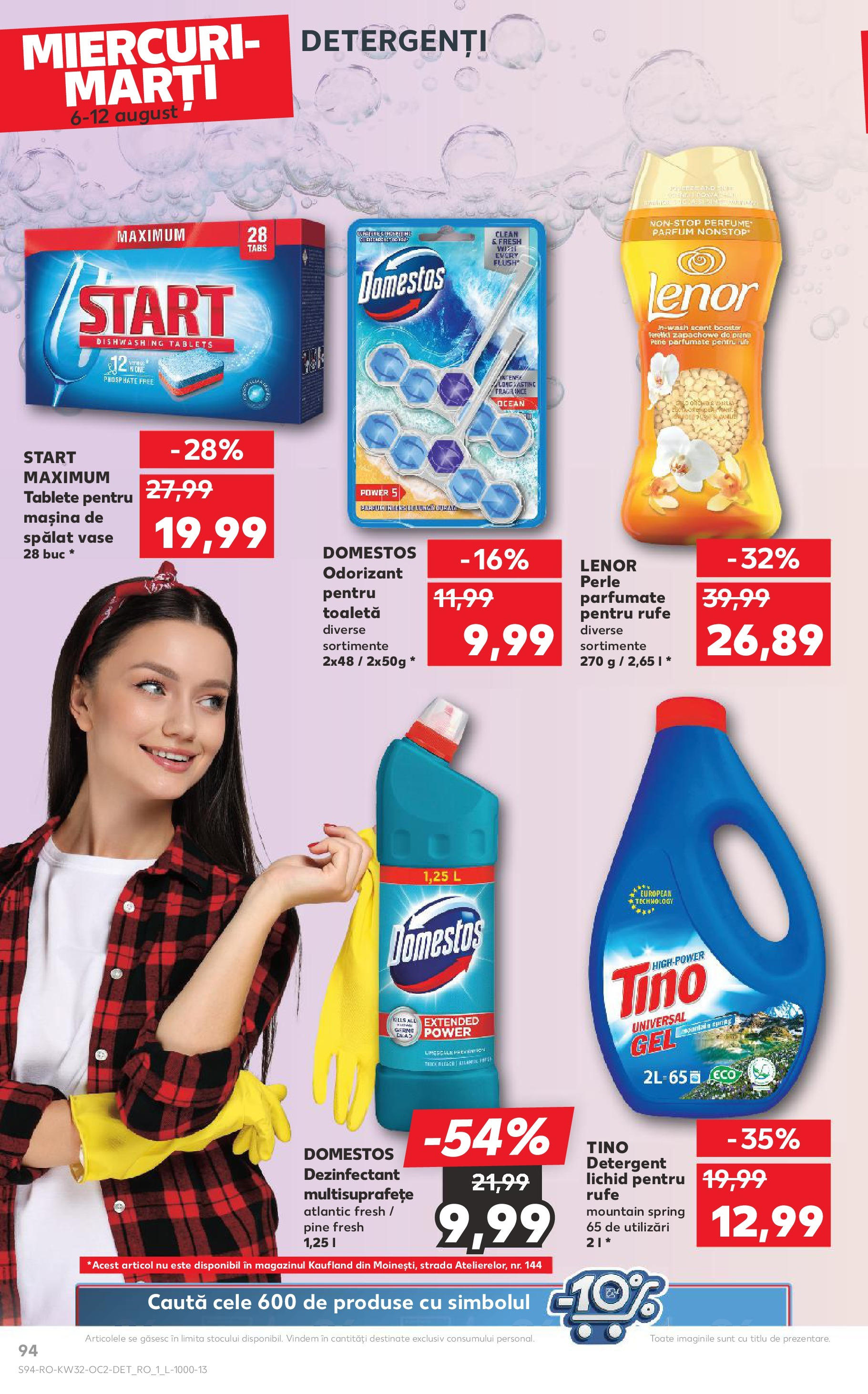 Catalog Kaufland - Sfântu Gheorghe 06.08.2025 - Revista si Oferta | Pagină: 94 | Produse: Pomelo, Mașină De Spălat, Mașină De Spălat Vase, Perie