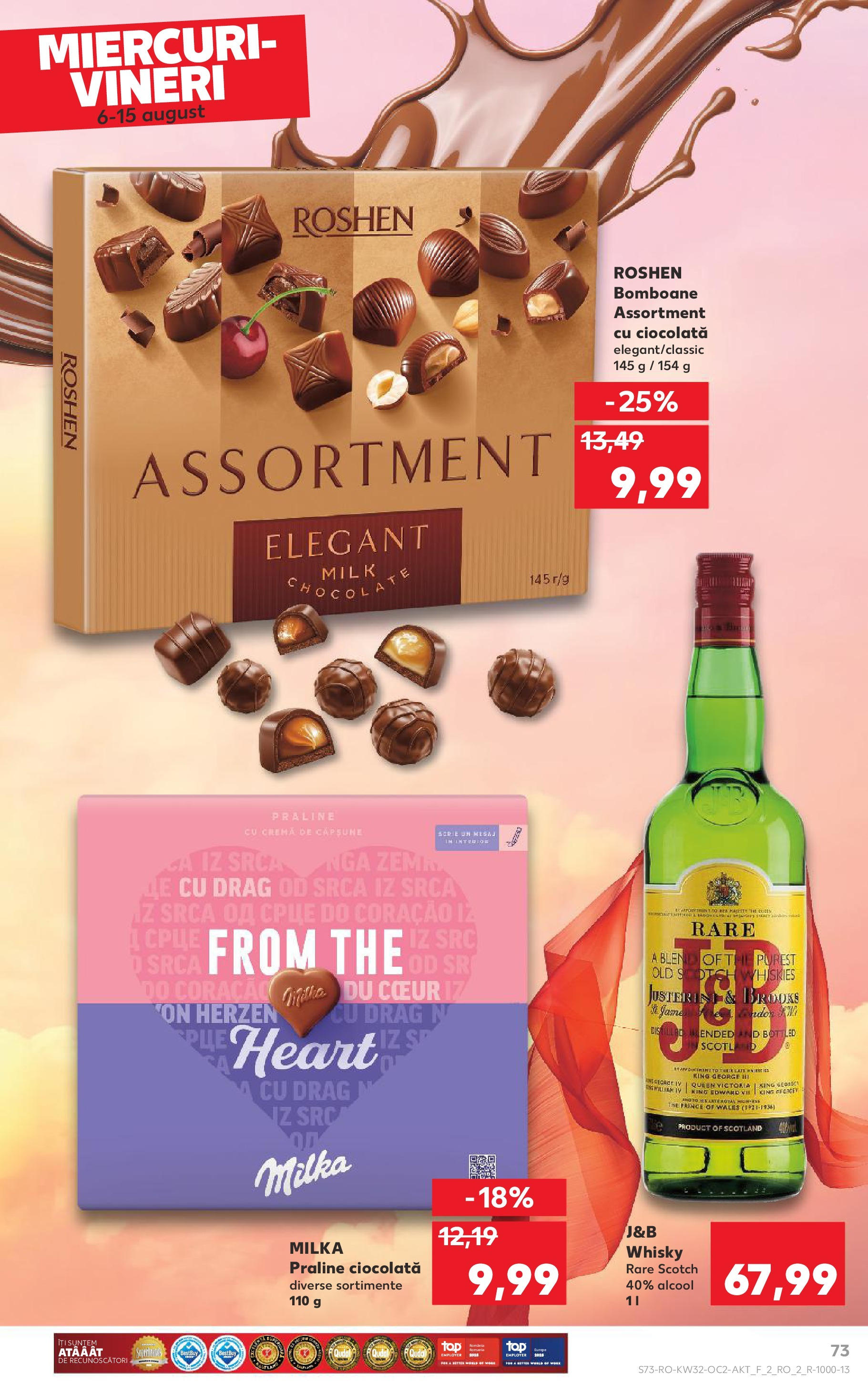Catalog Kaufland - București 06.08.2025 - Revista si Oferta | Pagină: 73