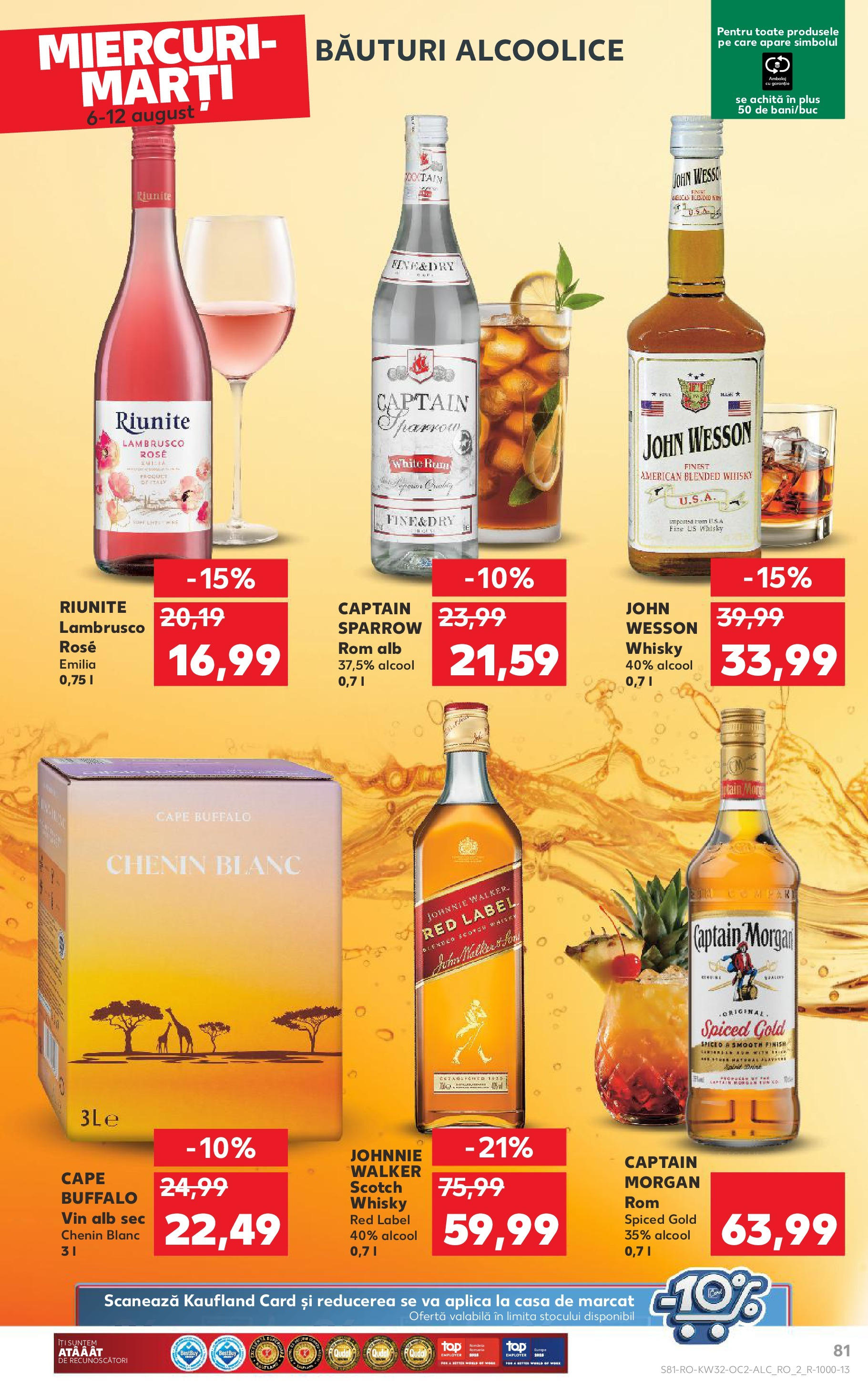 Catalog Kaufland - București 06.08.2025 - Revista si Oferta | Pagină: 81
