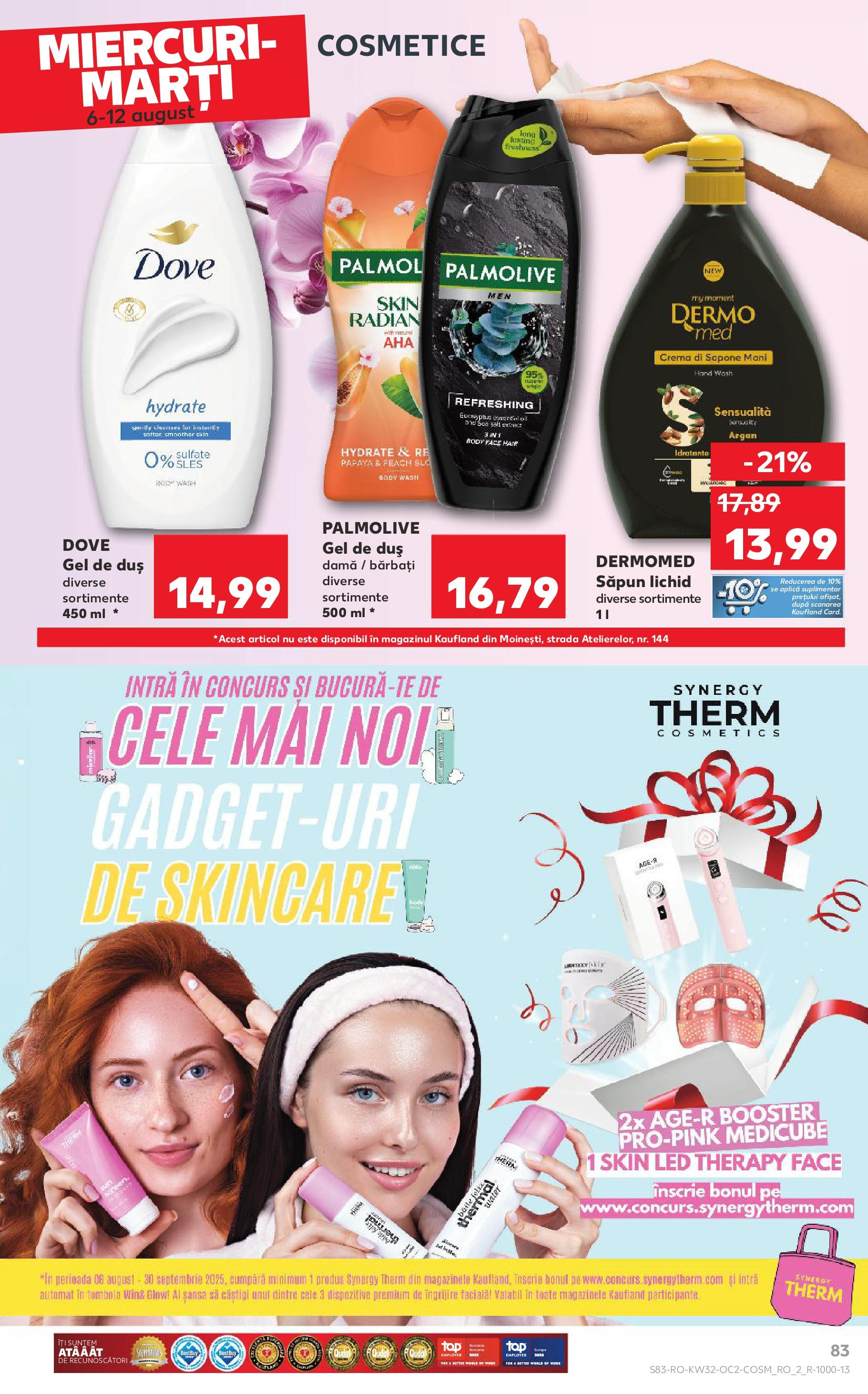 Catalog Kaufland - Sfântu Gheorghe 06.08.2025 - Revista si Oferta | Pagină: 83 | Produse: Babak, Duș, Cremă, Săpun lichid