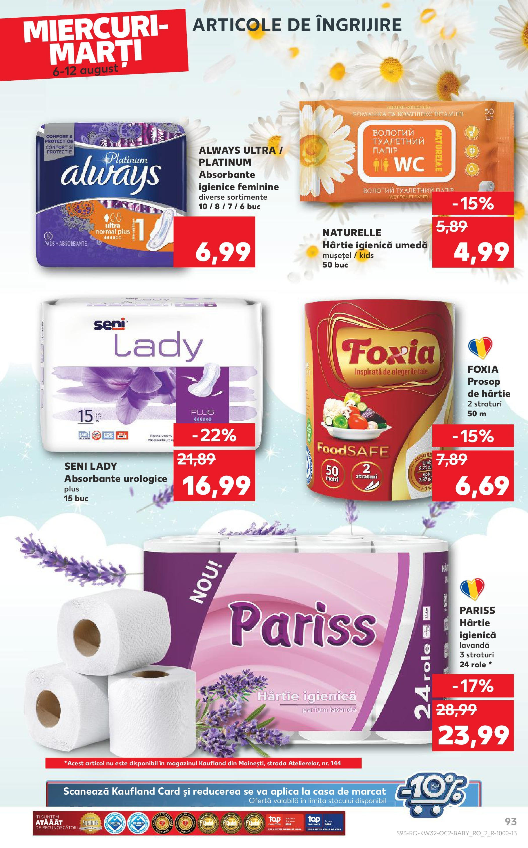 Catalog Kaufland - București 06.08.2025 - Revista si Oferta | Pagină: 93