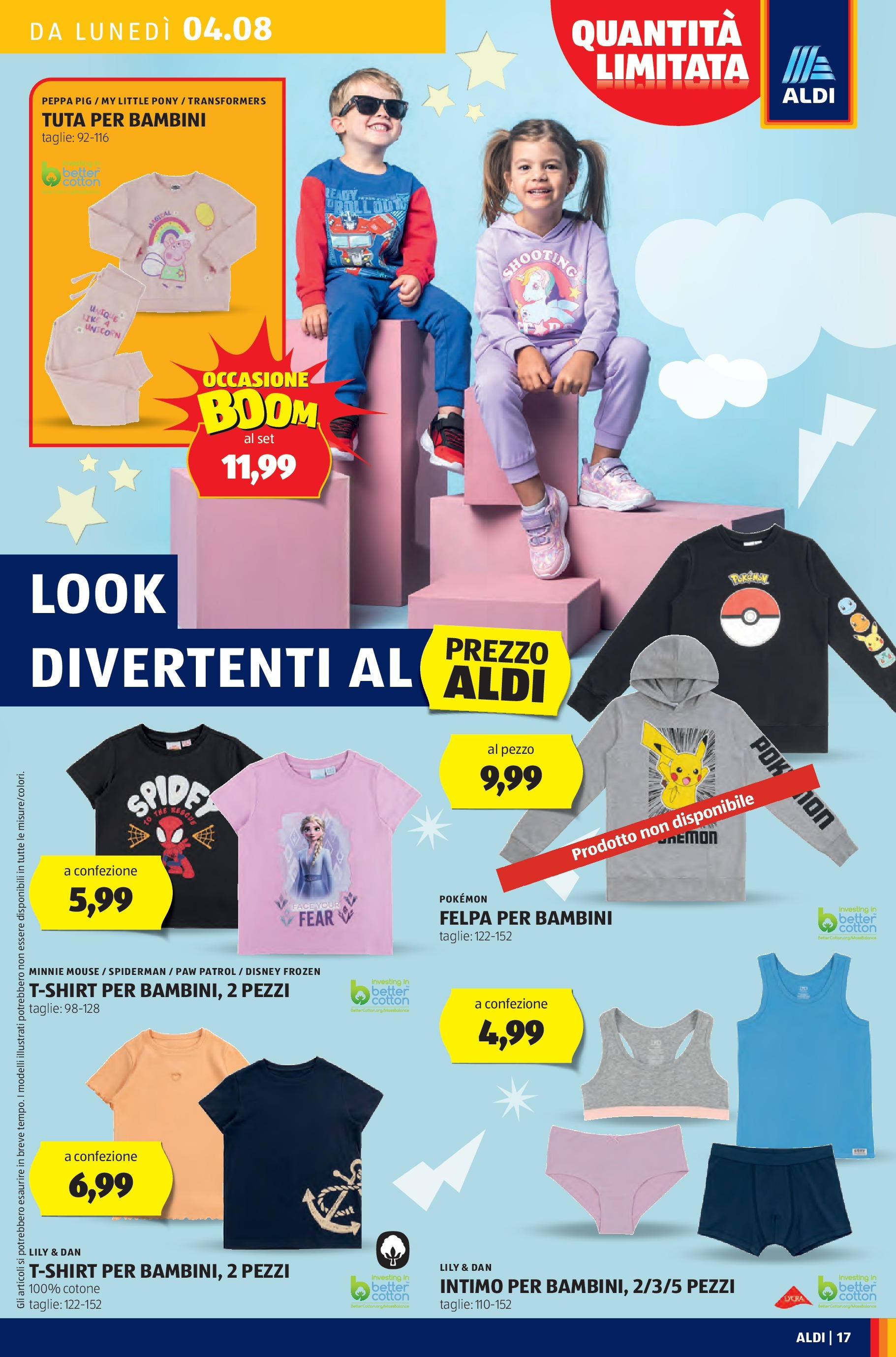 Nuovo Aldi - XXL dal 03/08/2025 > offerte anteprima 🛍️ | Pagina: 17 | Prodotti: Felpa, Intimo, T-shirt, Mouse