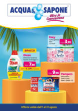 Offerte valide dall’1 al 31 agosto