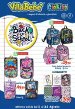 Villa bebè Offerte valide dal 1 al 31 agosto - al 31.08.2025