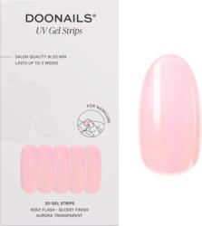 Doonails UV Gel Nagelfolien, Gel Strips Rosy Flash